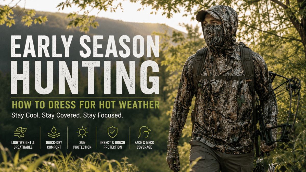 How to Dress for Early Season Hunting: Staying Cool in Hot Weather