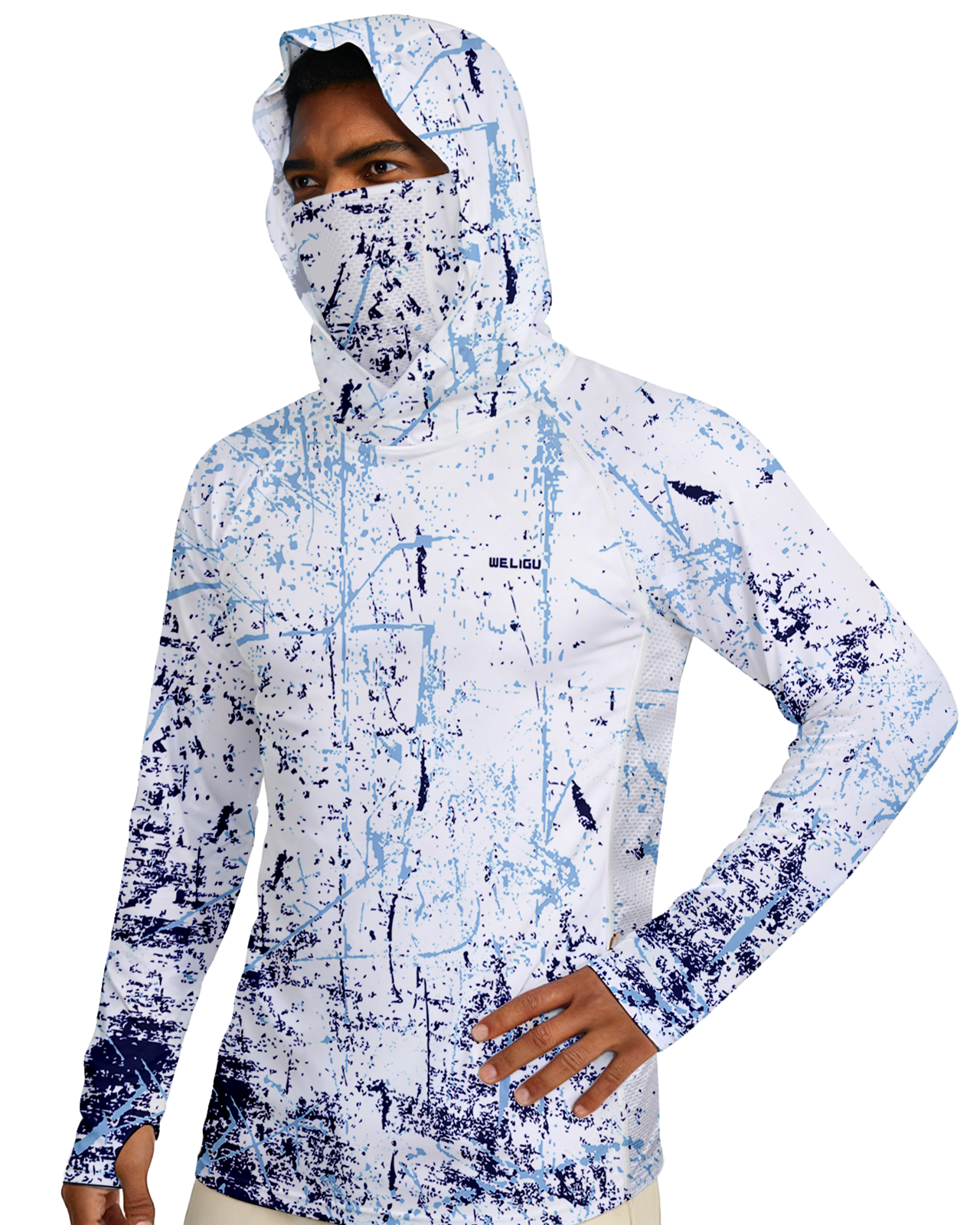 Sun Protection Fishing Hoodie with Mask