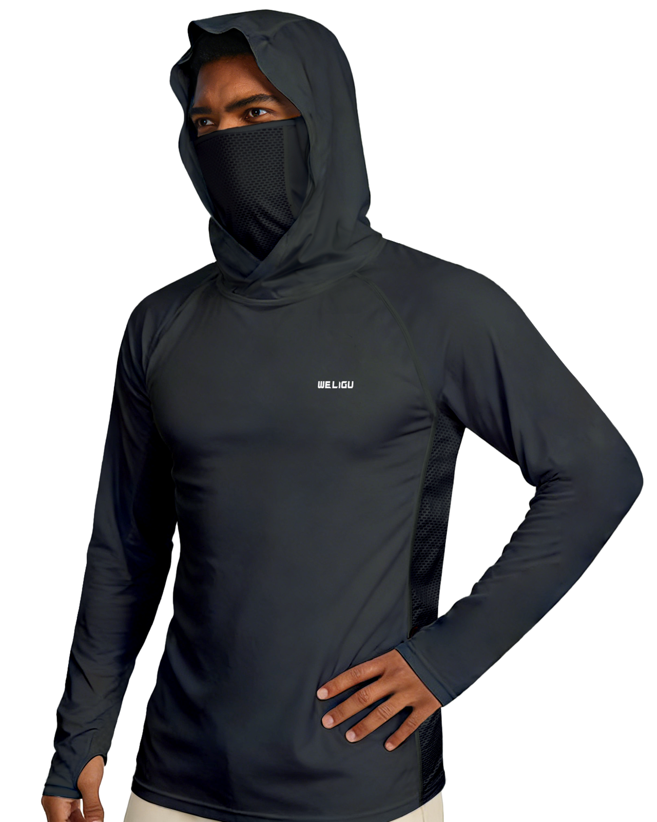 Hooded Shirt with Mask