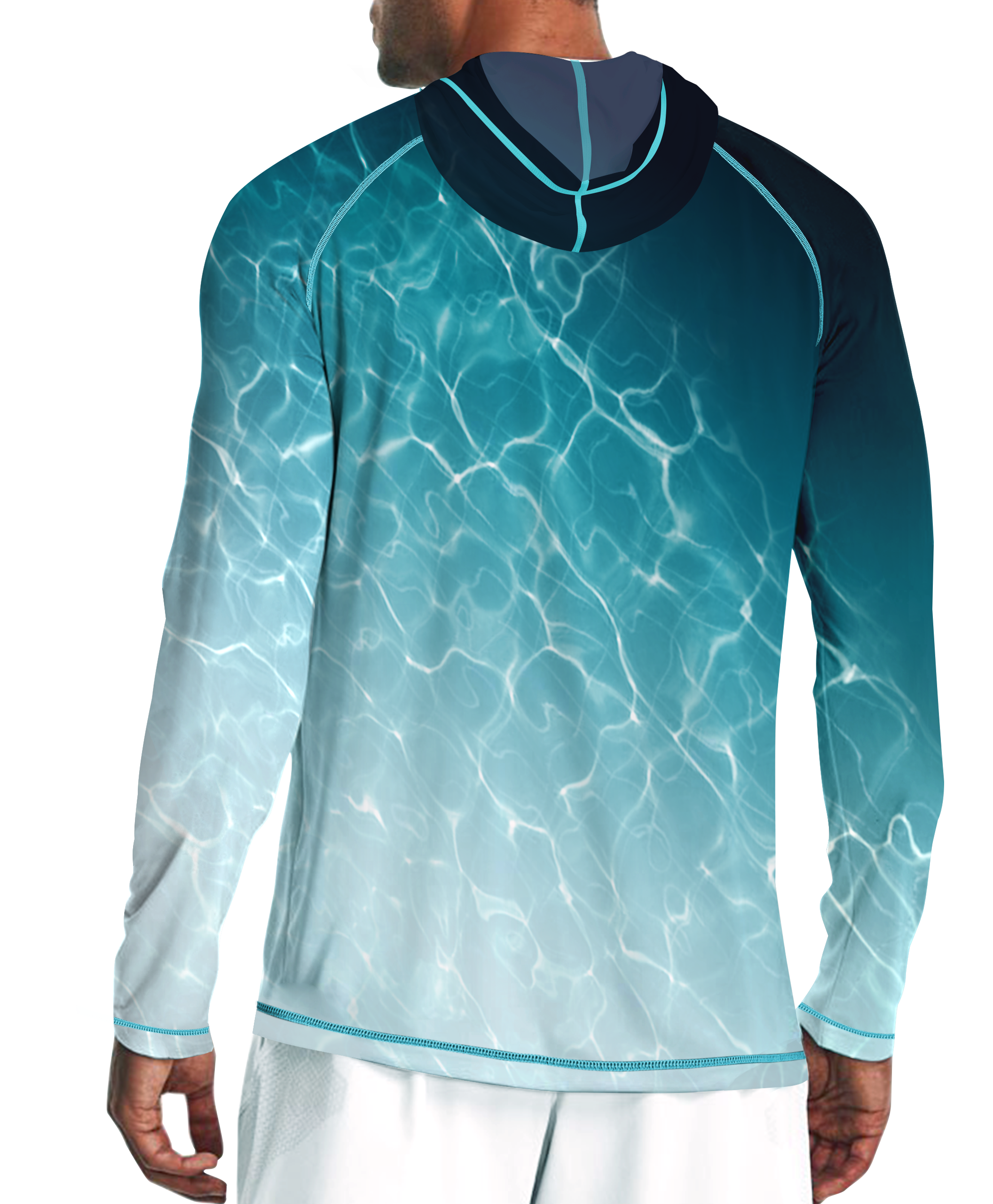 Gradient Print Performance Sun Hoodie