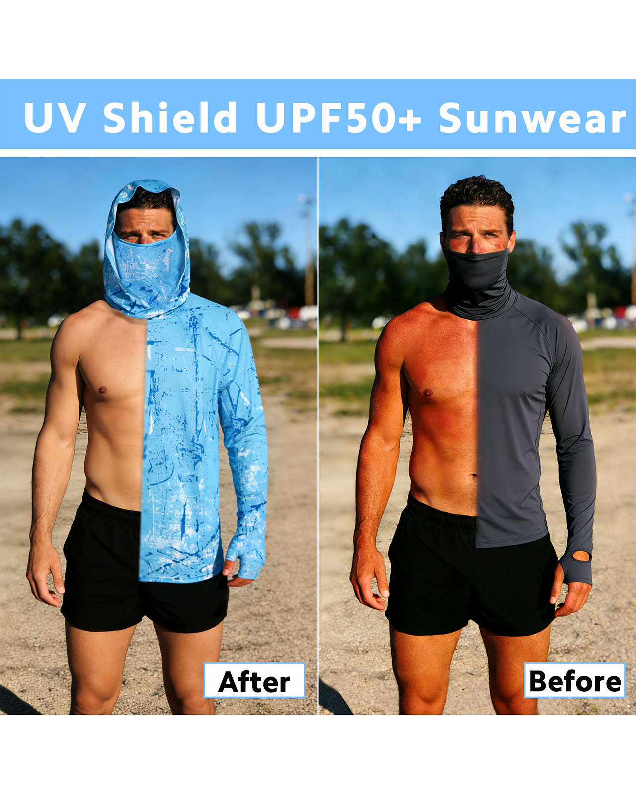 Hooded Shirt with Mask