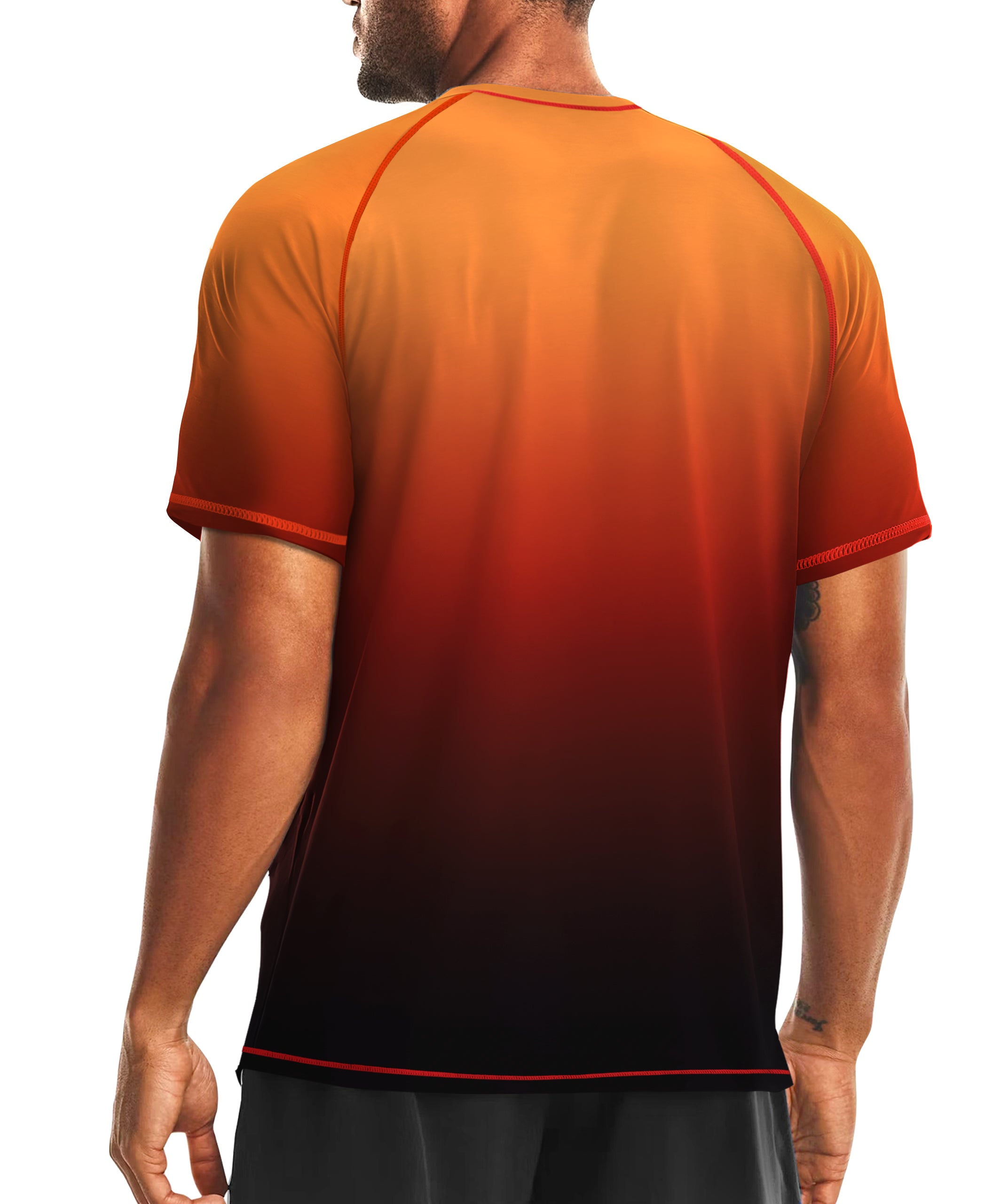 Orange Gradient UPF 50+ Sunscreen T-Shirt
