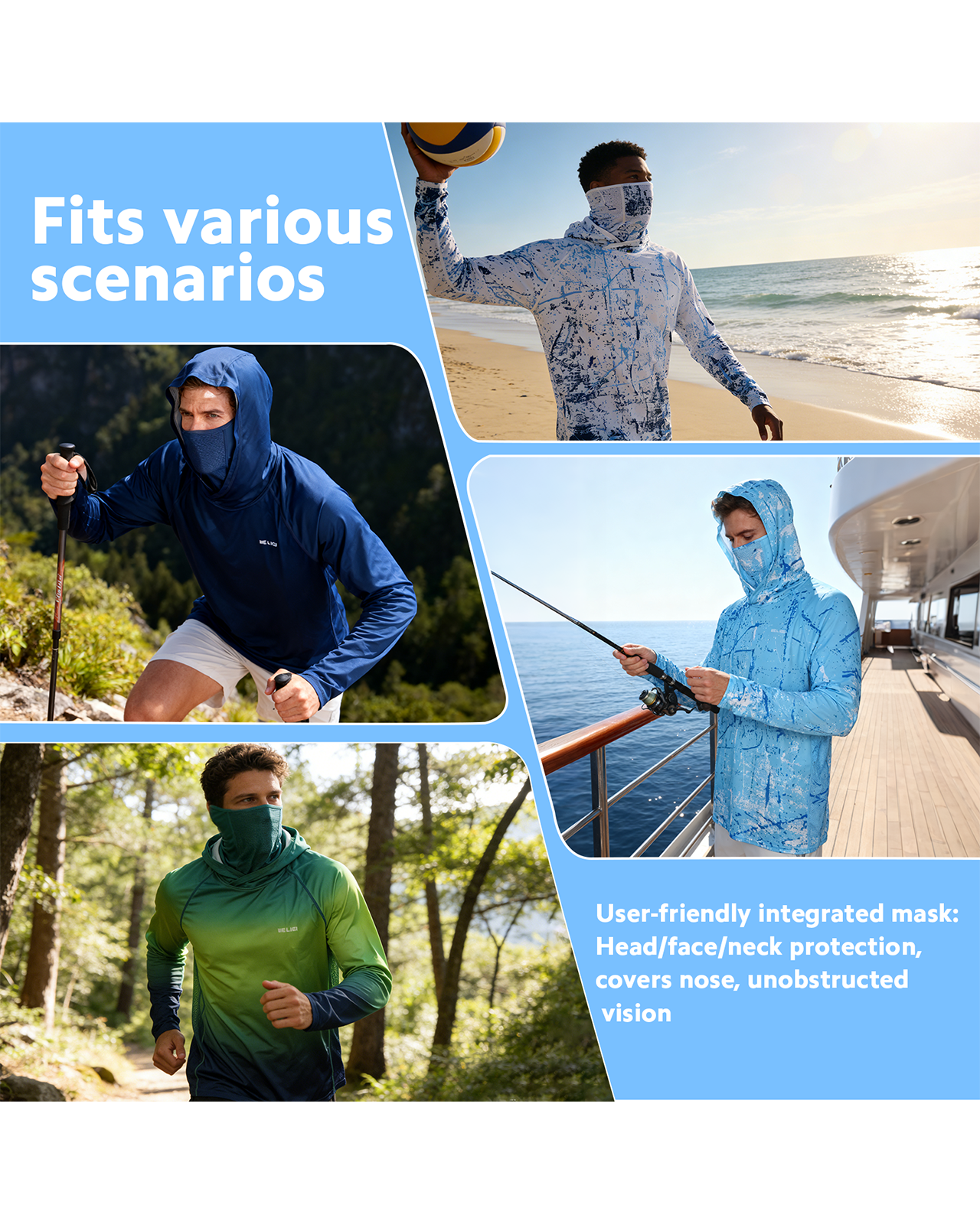 Hooded Shirt with Mask