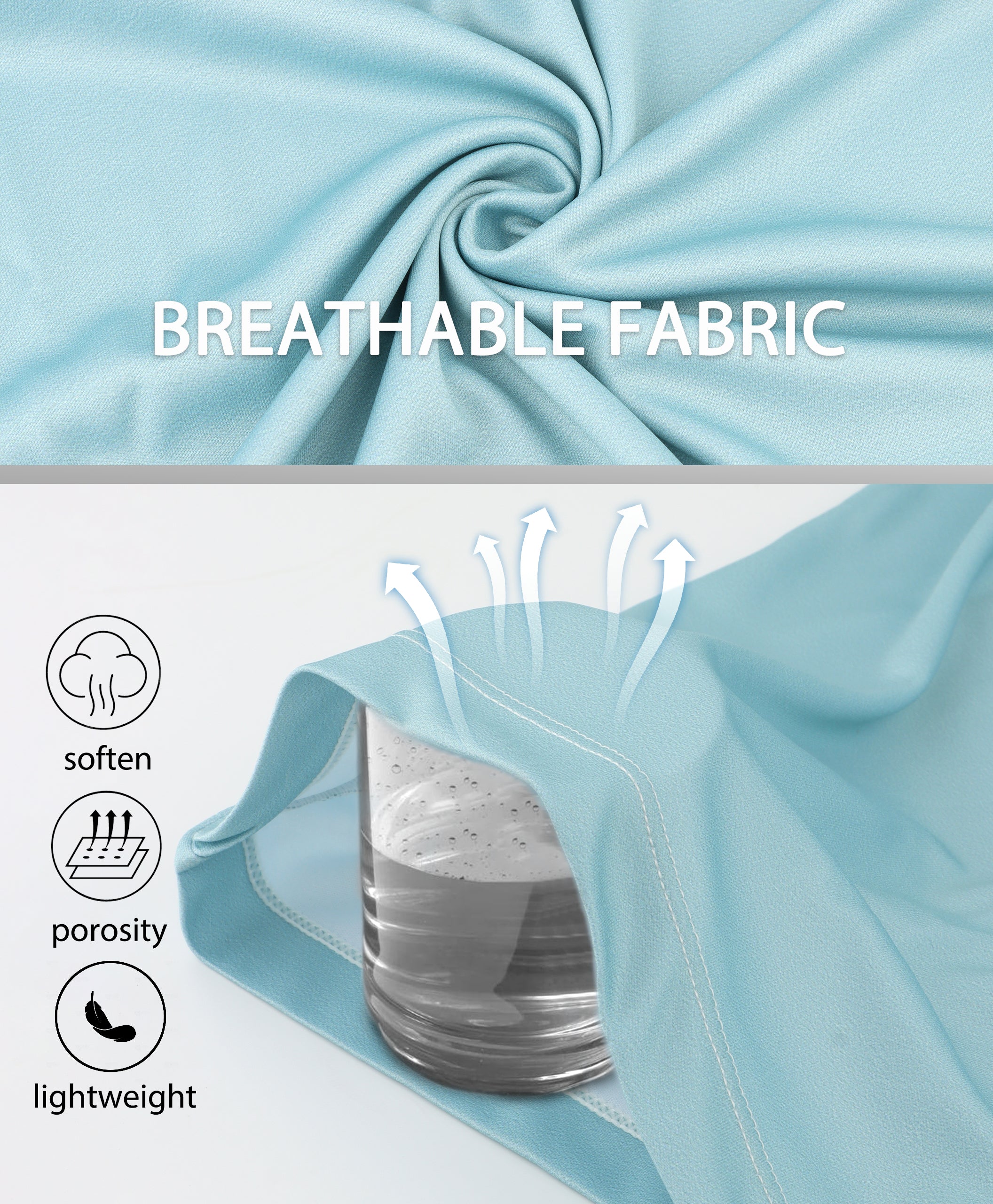 Blue Raglan Sleeve Camouflage UPF 50+ Sunscreen Hoodie