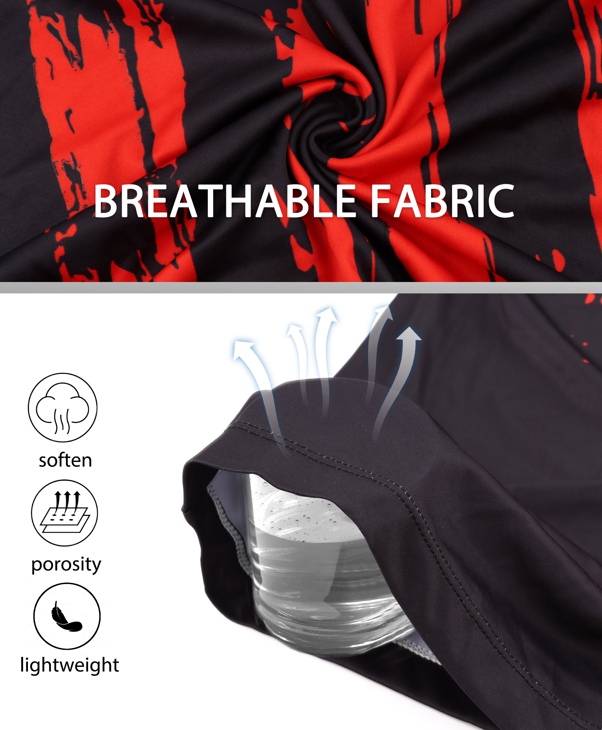 Black-Flag Design UPF 50+ Sunscreen Hoodie