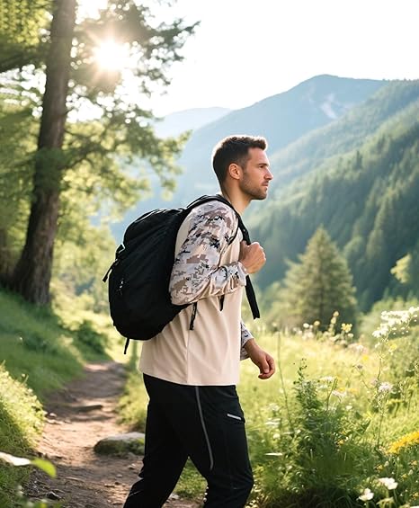 Khaki Camouflage UPF 50+ Sunscreen Shirt