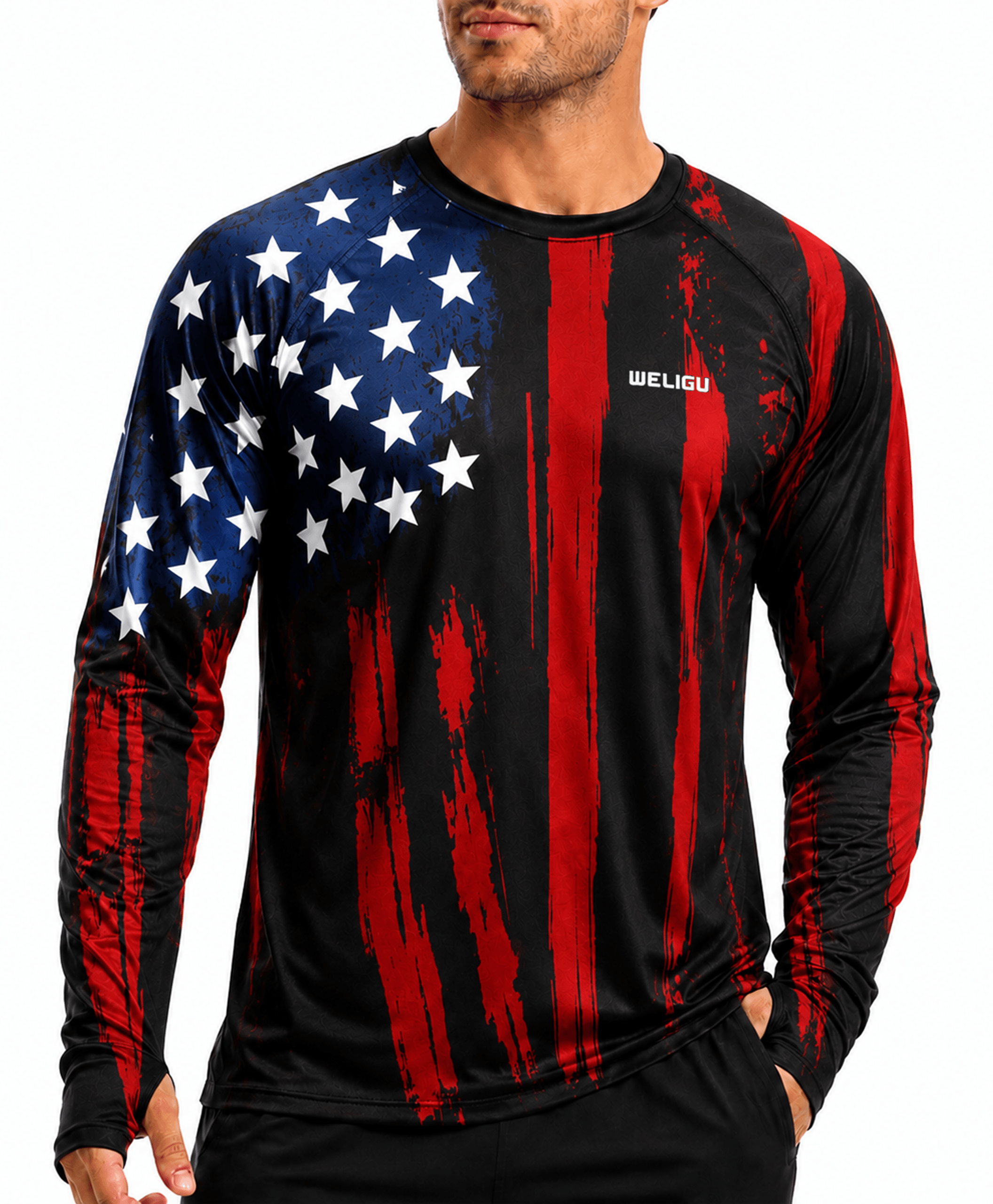 American Flag Performance Tee