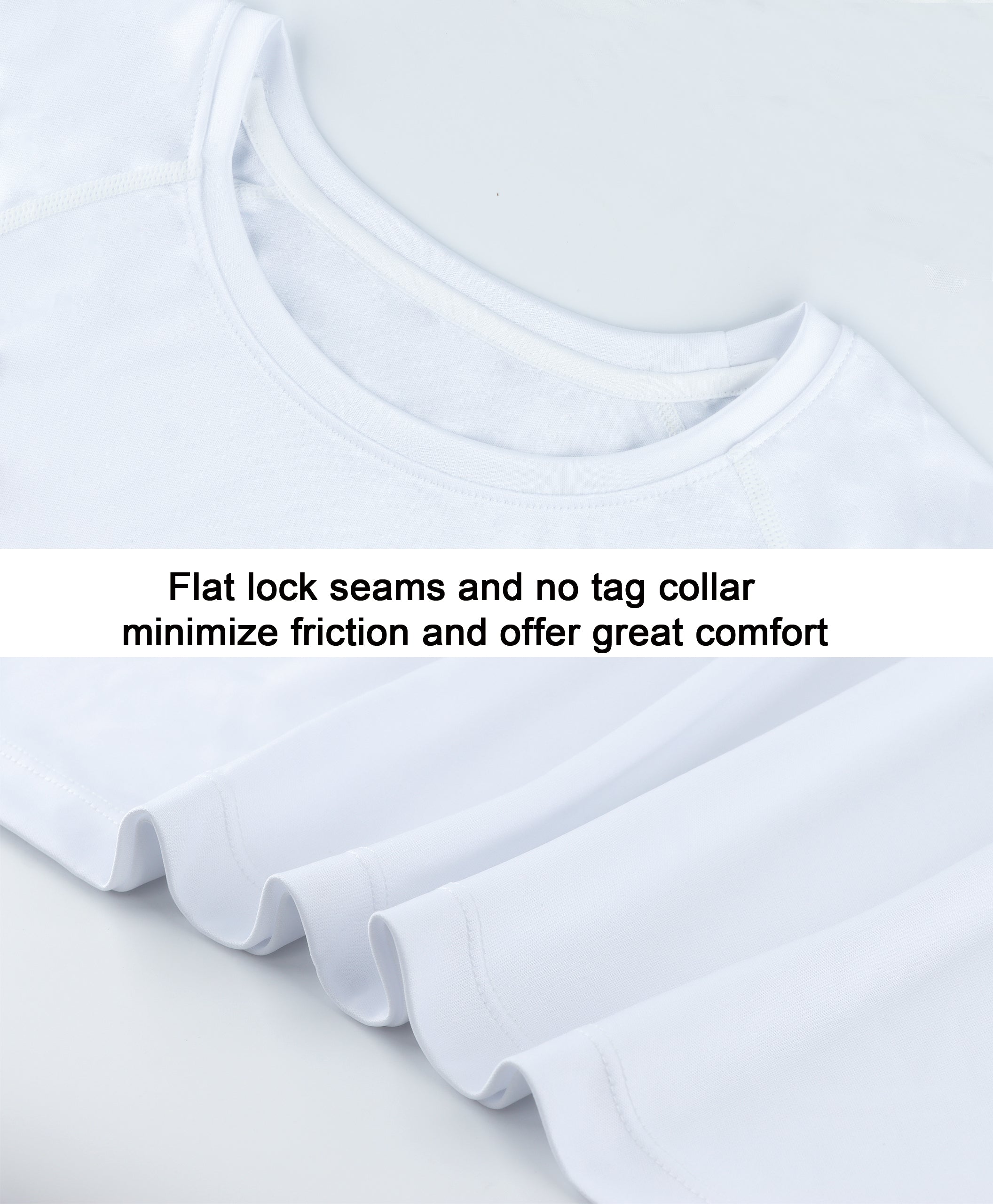 White-Flag Design UPF 50+ Sunscreen Shirt