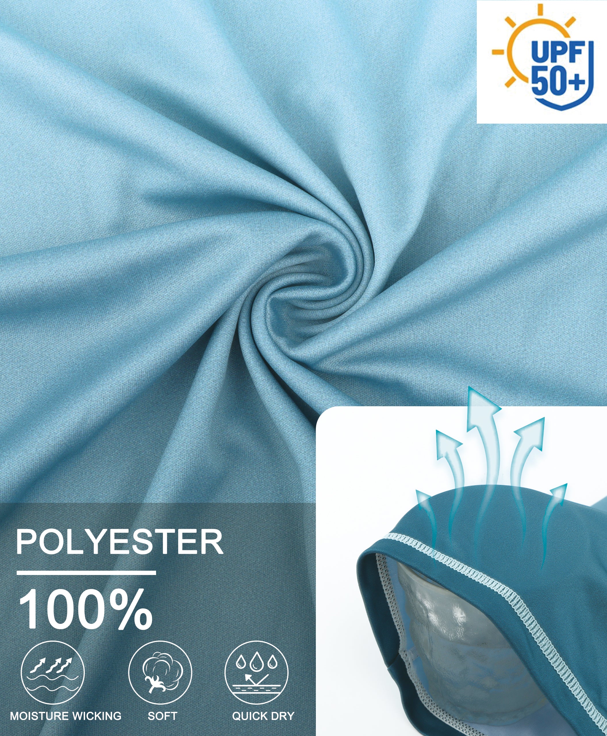 Green Gradient UPF 50+ Sunscreen T-Shirt