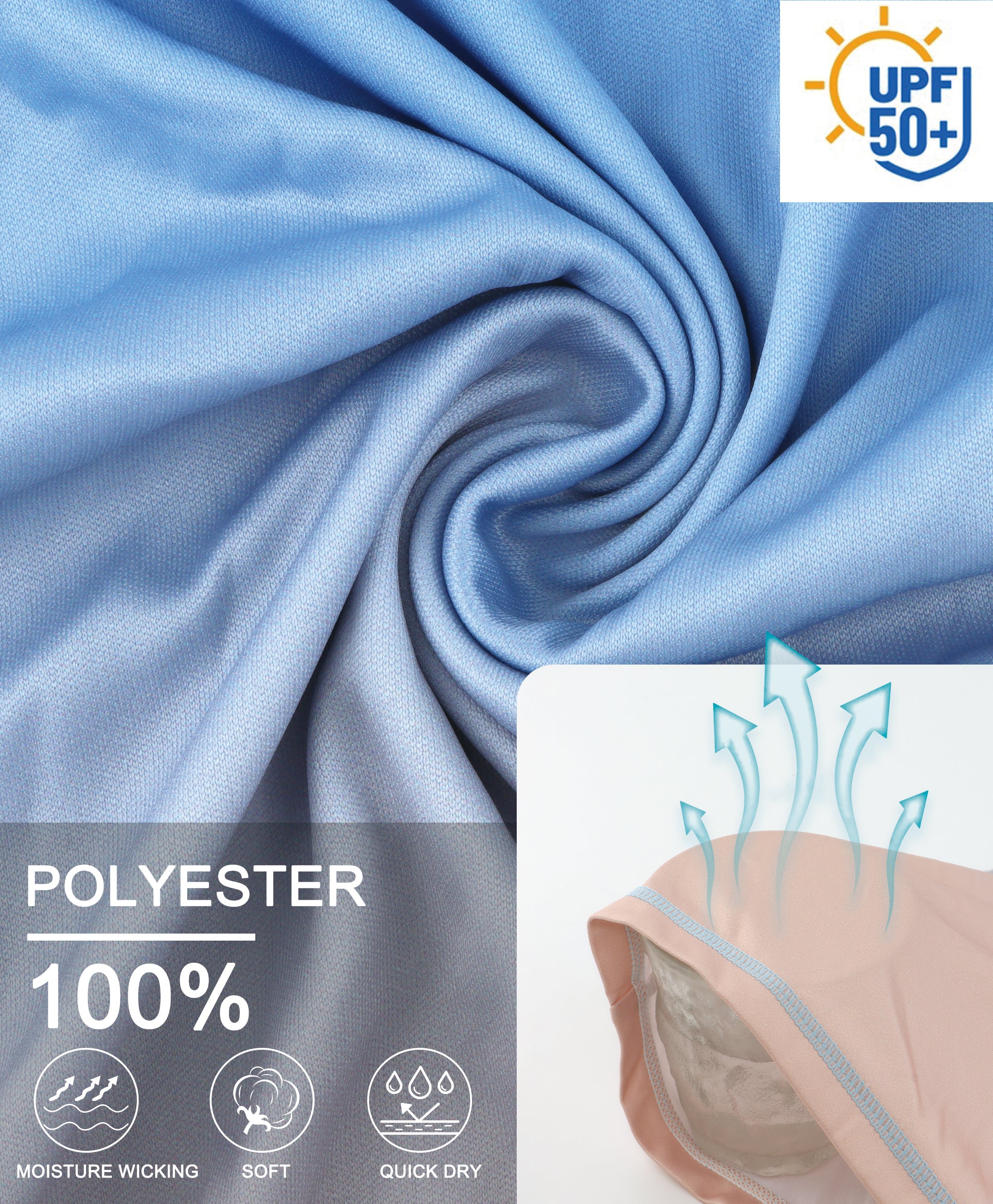 Apricot Gradient UPF 50+ Sunscreen T-Shirt