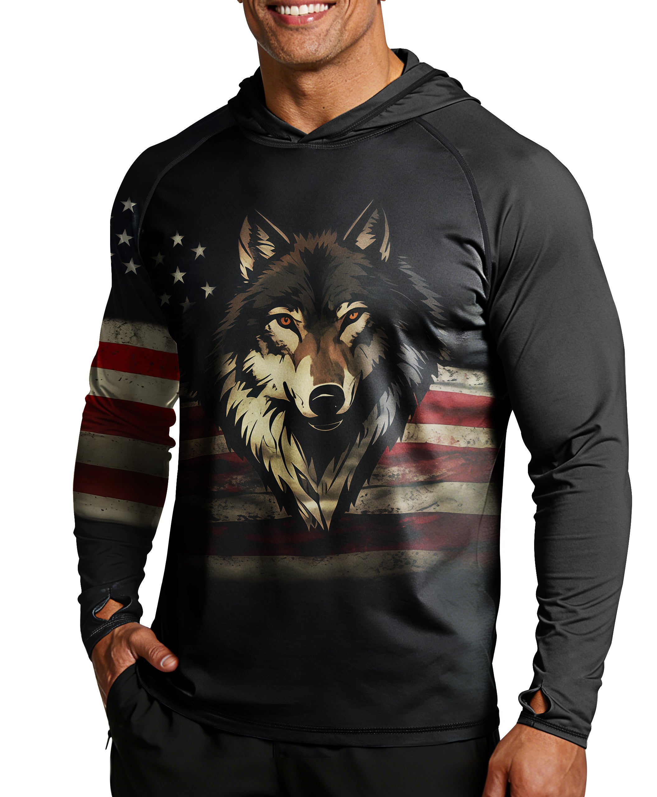 American Flag Hoodie