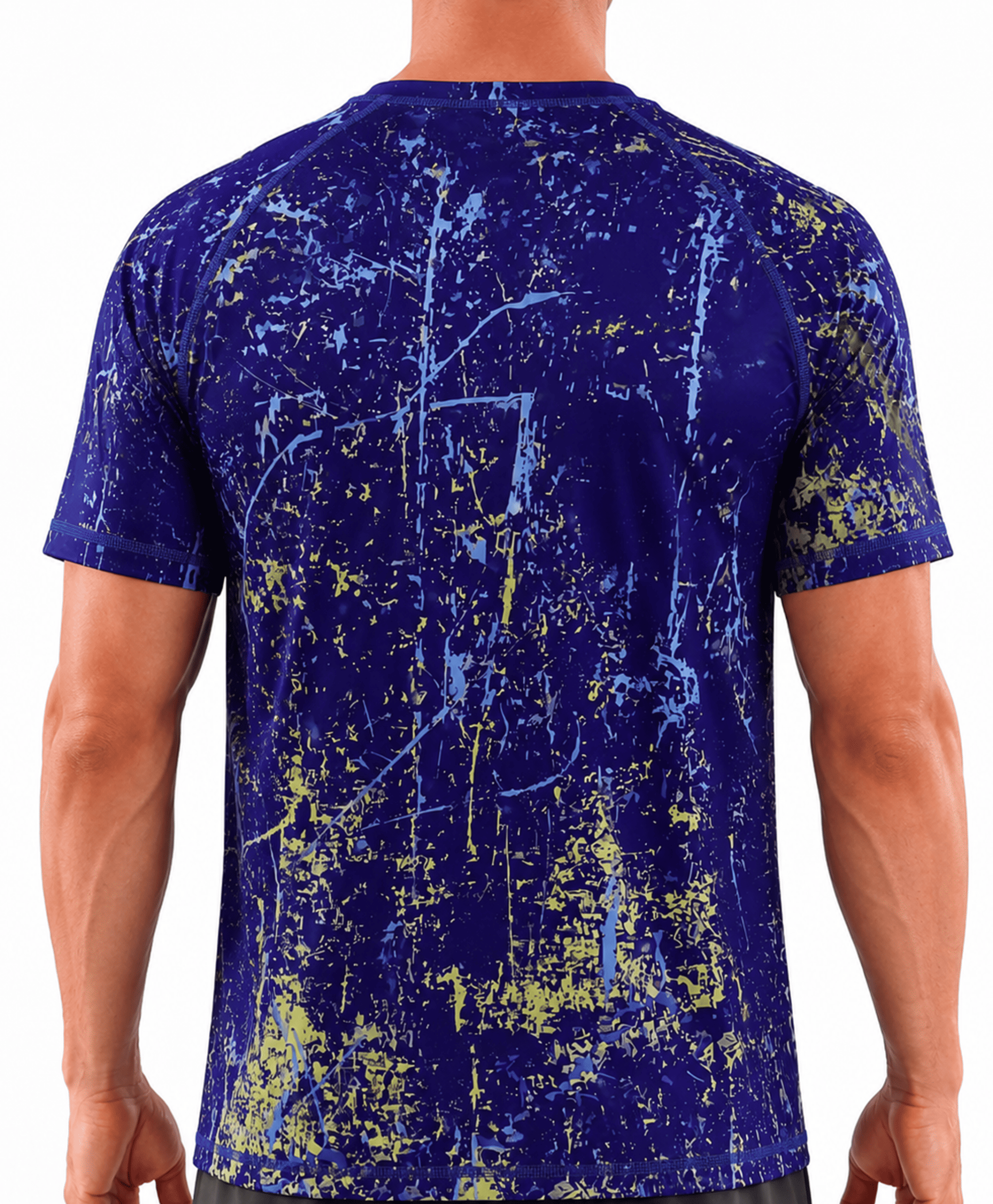 Abstract Camo Short Sleeve
