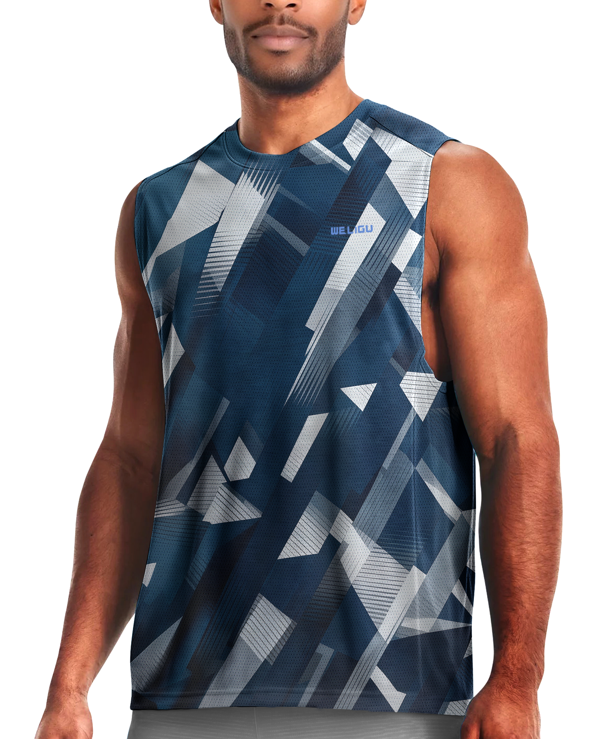 Bold Drop Grey Tank Top