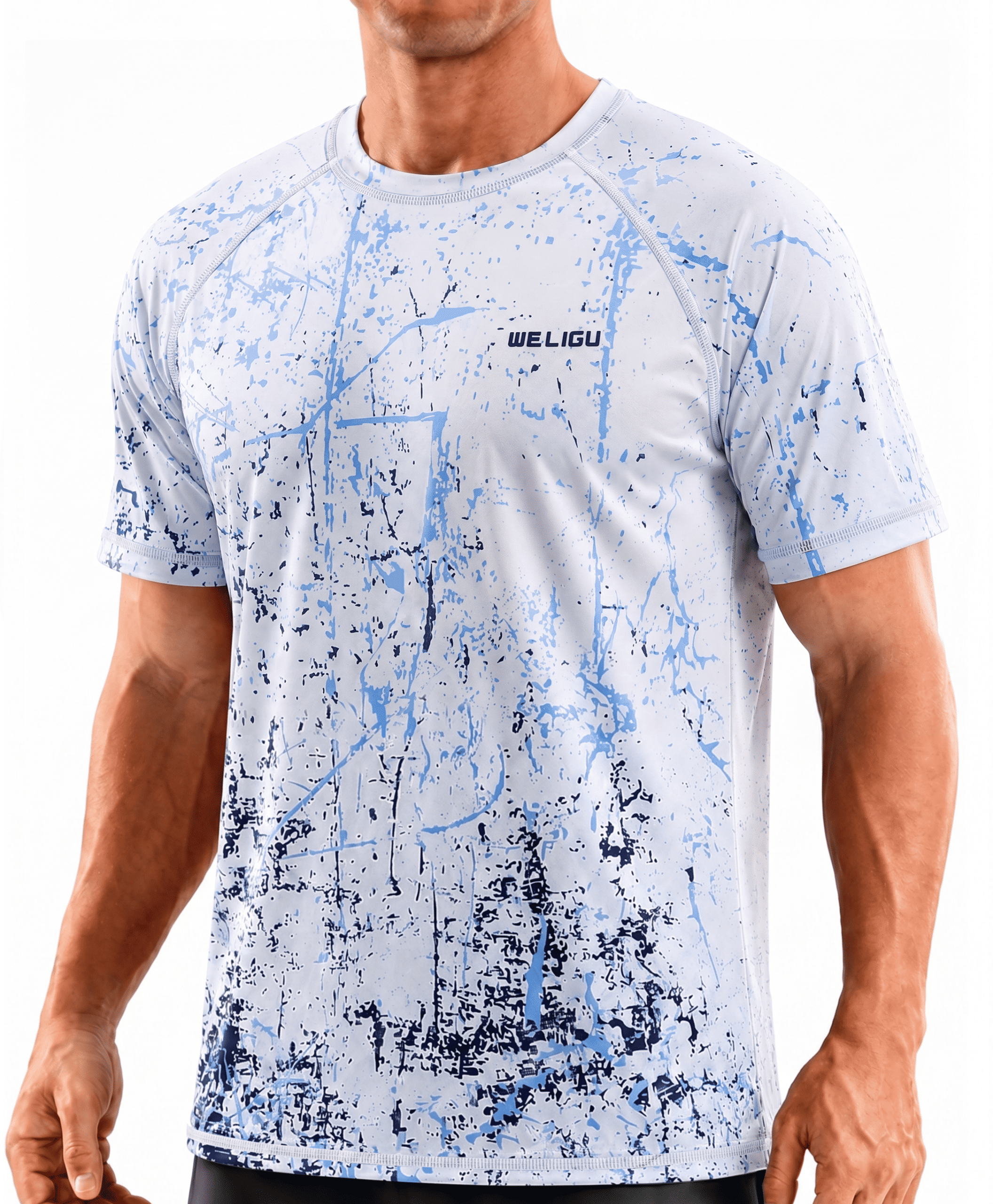 Abstract Camo Short Sleeve