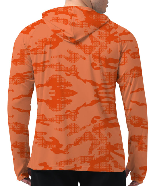 Orange Design UPF 50+ Sunscreen Hoodie