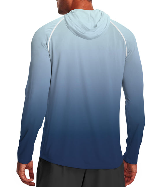 Blue Gradient UPF 50+ Sunscreen Hoodie