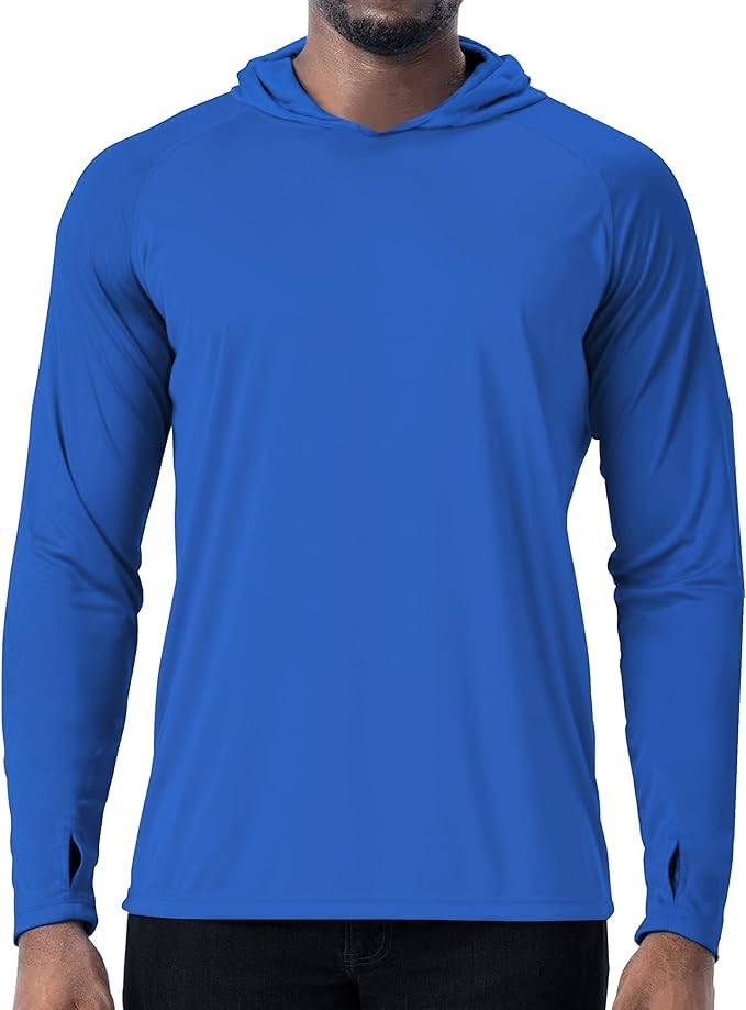 Indigo Solid Color UPF 50+ Sunscreen Hoodie