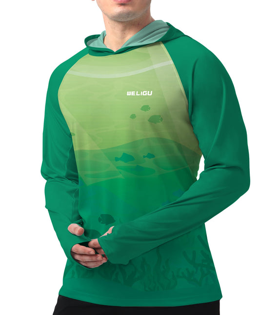 Green Design UPF 50+ Sunscreen Hoodie