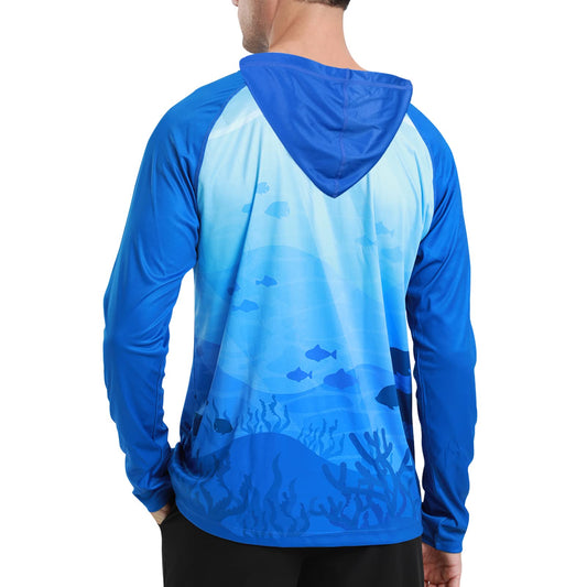 Blue Design UPF 50+ Sunscreen Hoodie