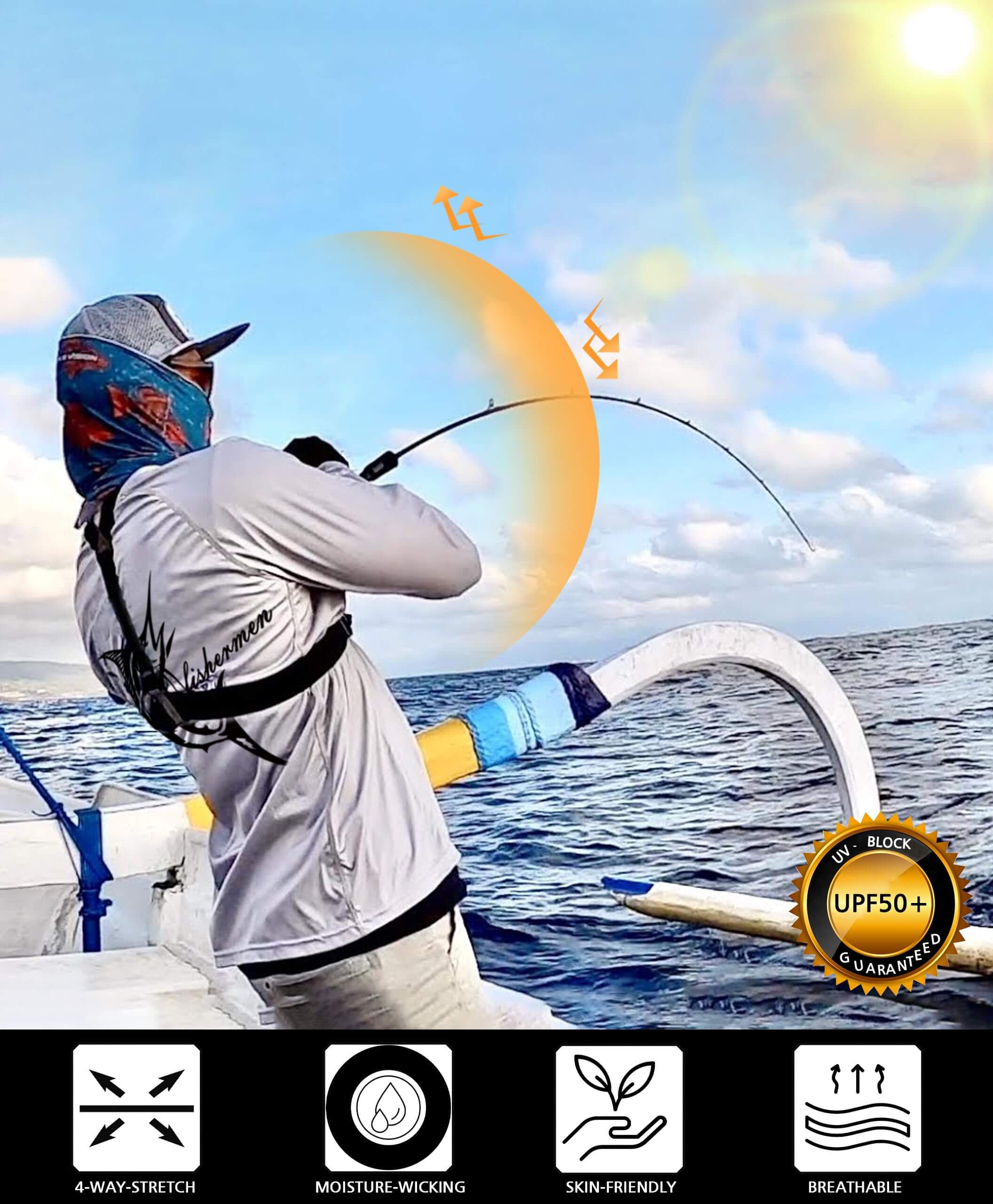 Classic Marlin Performance Fishing Hoodie