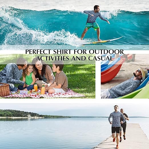 Premium Grey Design UPF 50+ Sunscreen Hoodie