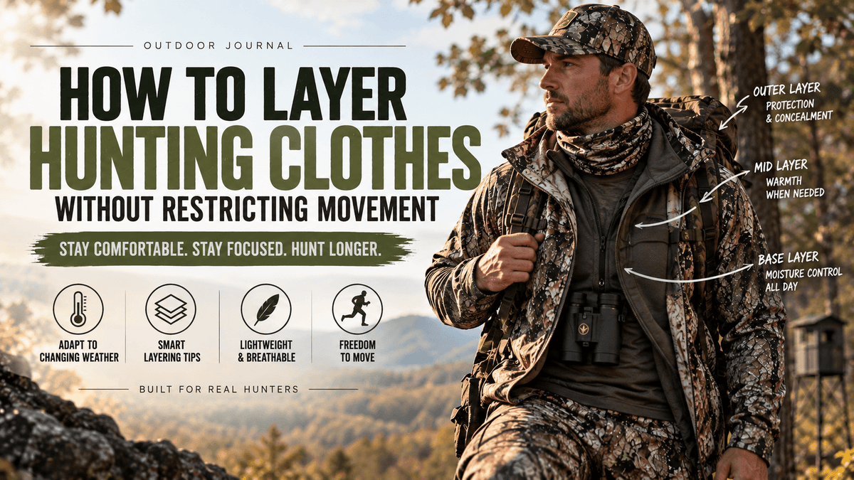 How to Layer Hunting Clothes Without Restricting Movement