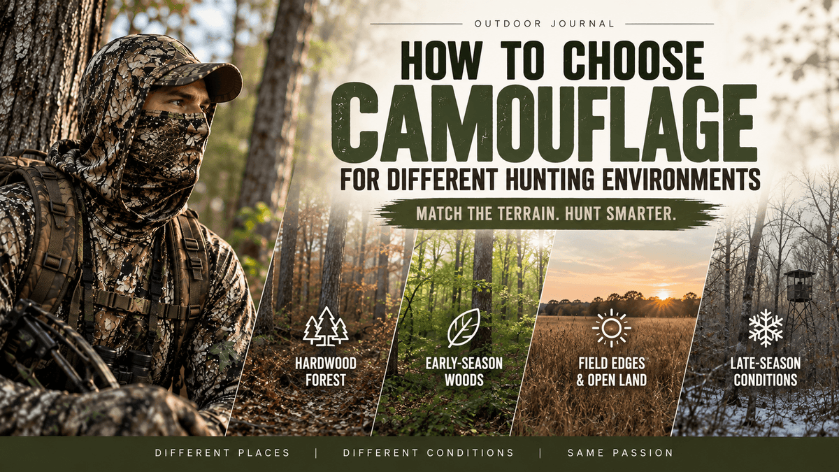How to Choose Camouflage for Different Hunting Environments