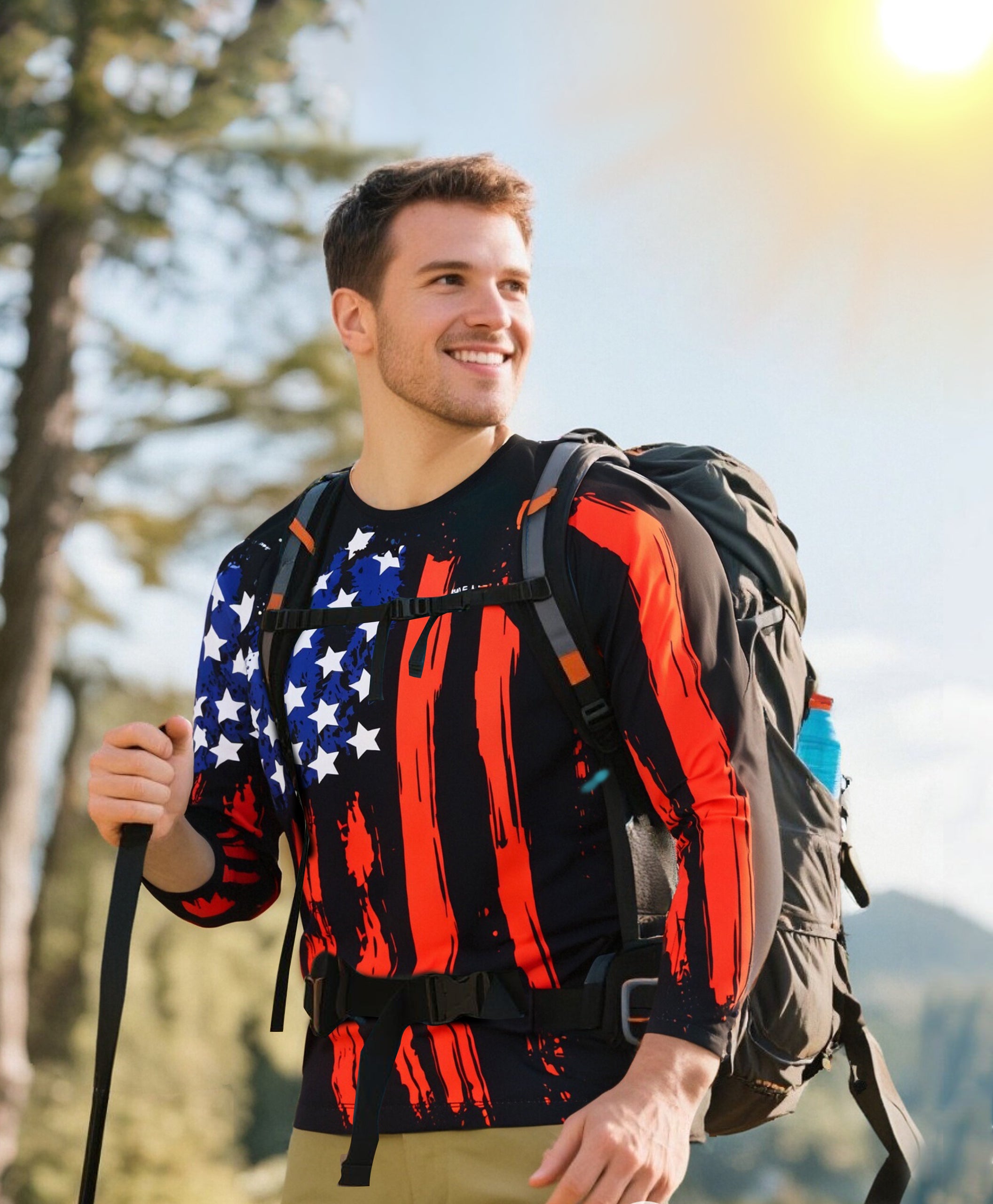 Black-Flag Design UPF 50+ Sunscreen Shirt