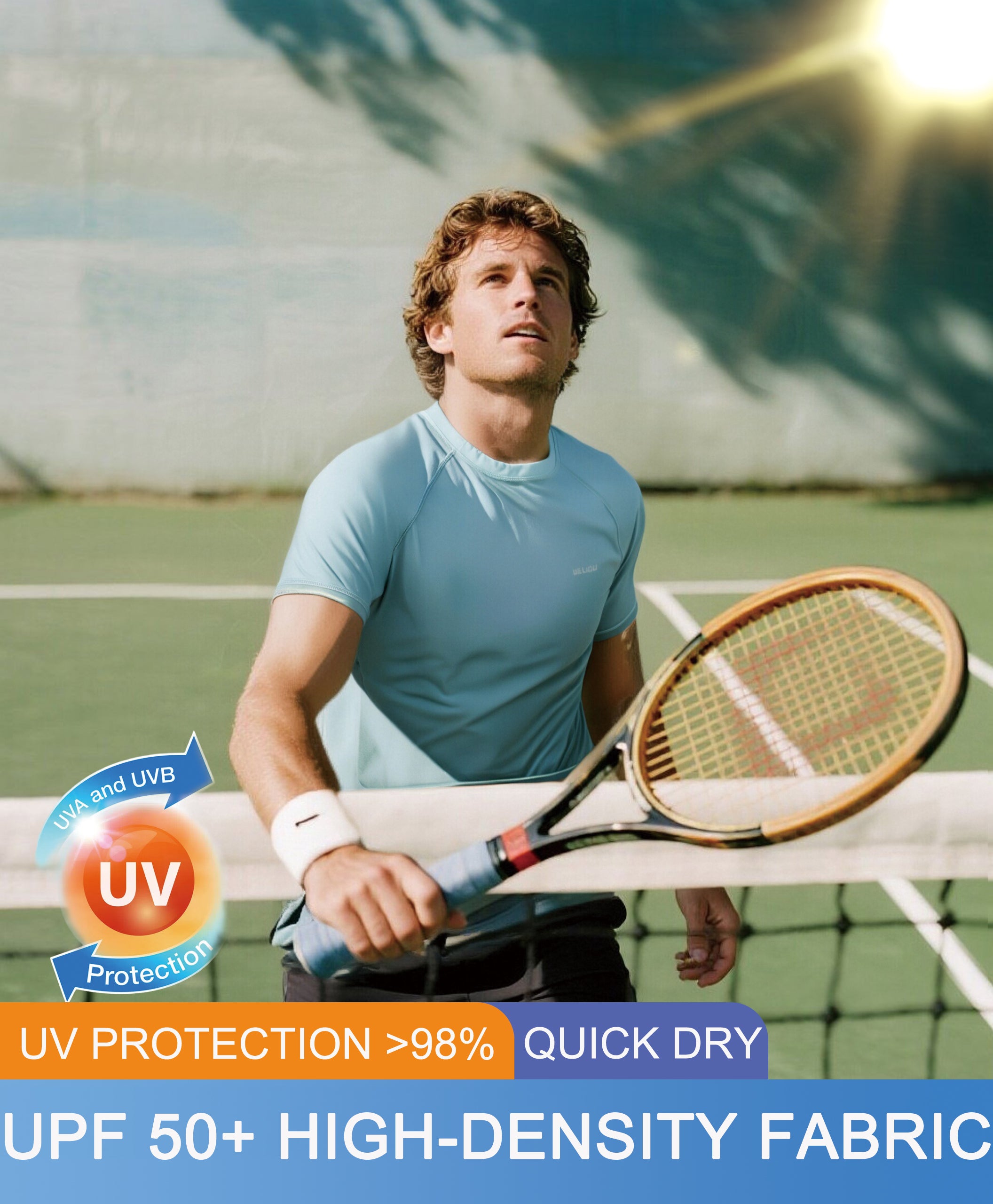 Green Gradient UPF 50+ Sunscreen T-Shirt