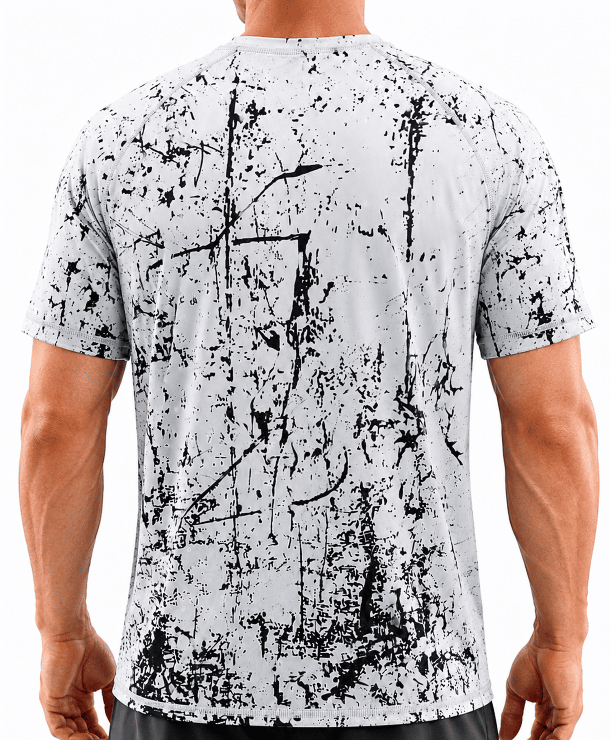Abstract Camo Short Sleeve