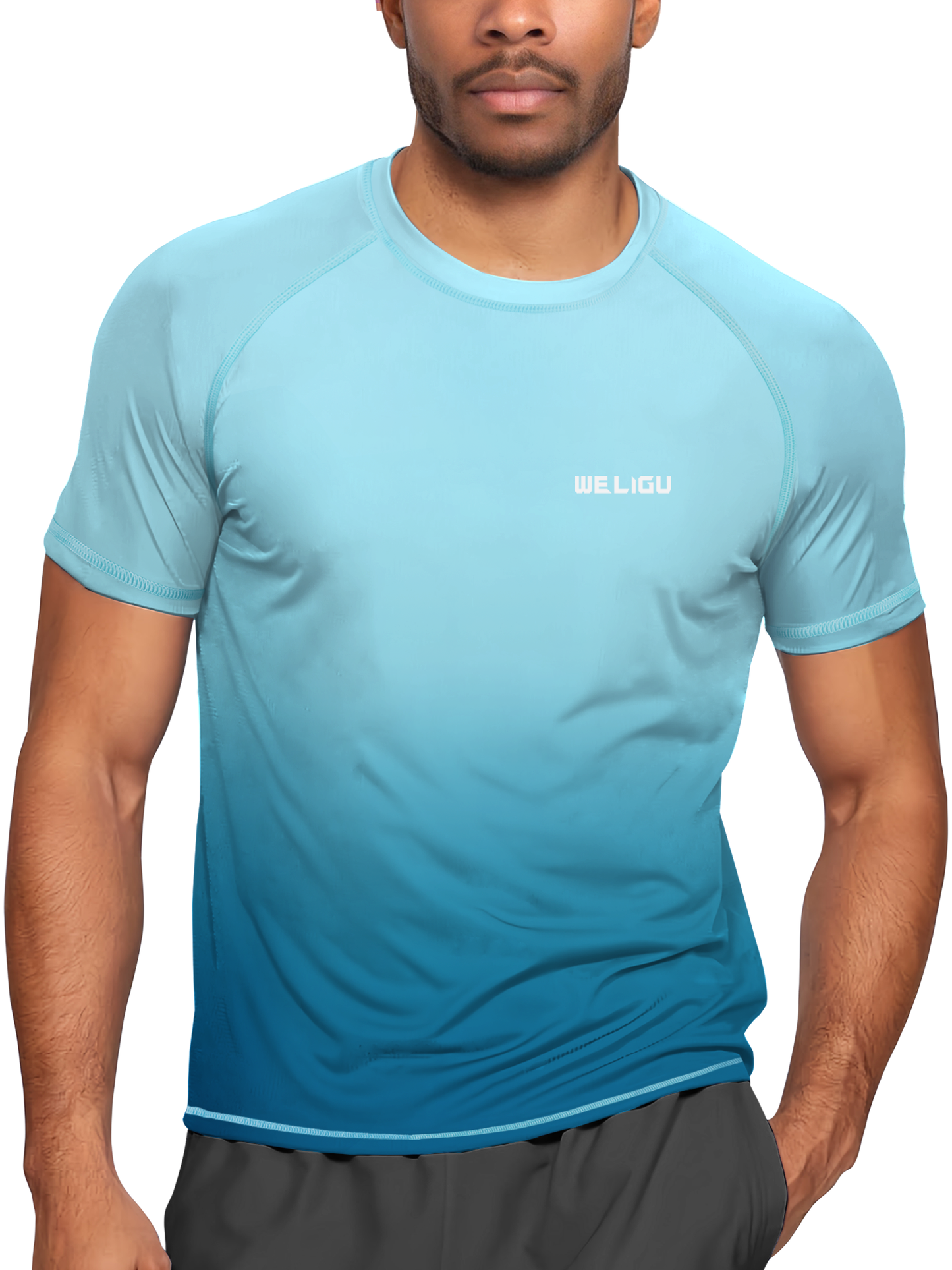 Green Gradient UPF 50+ Sunscreen T-Shirt