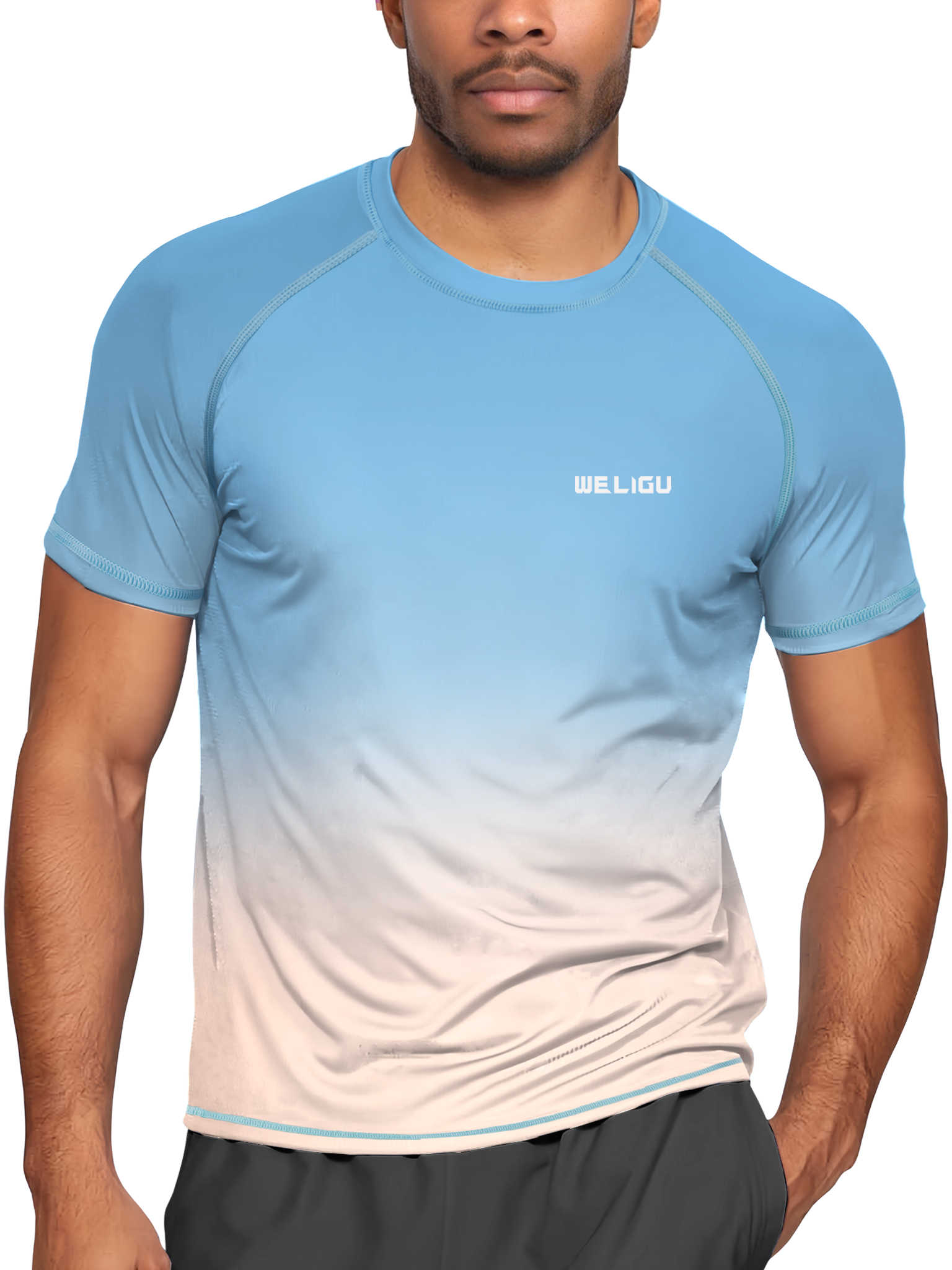 Ombre Neon Short Sleeve