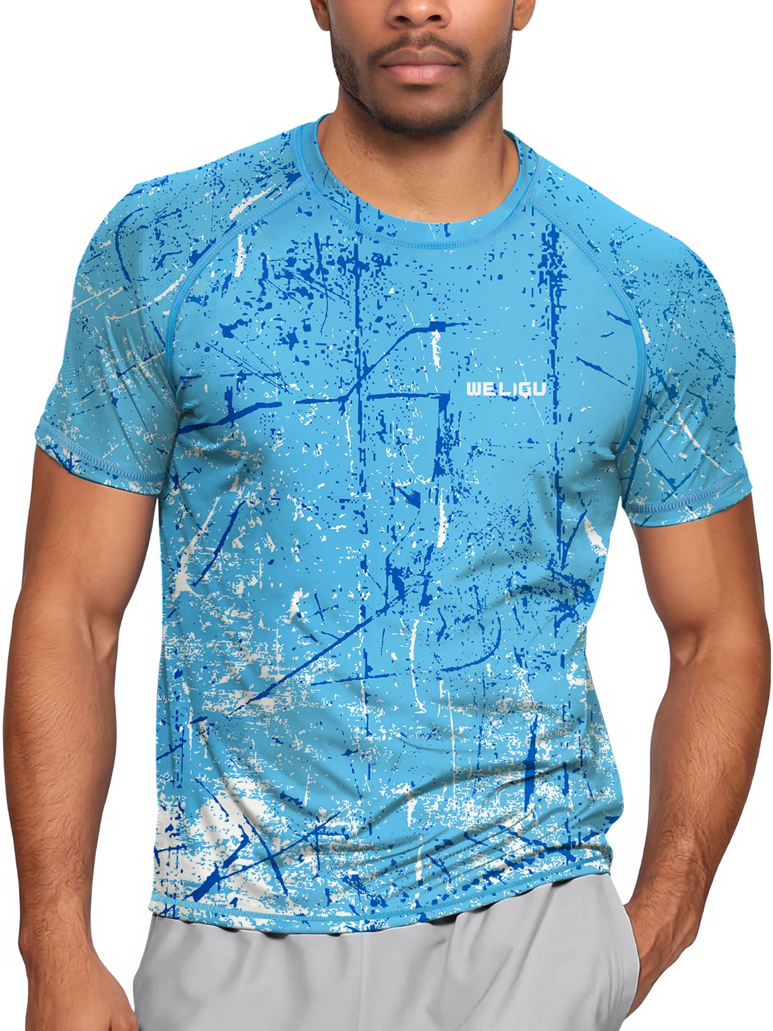 Abstract Camo Short Sleeve