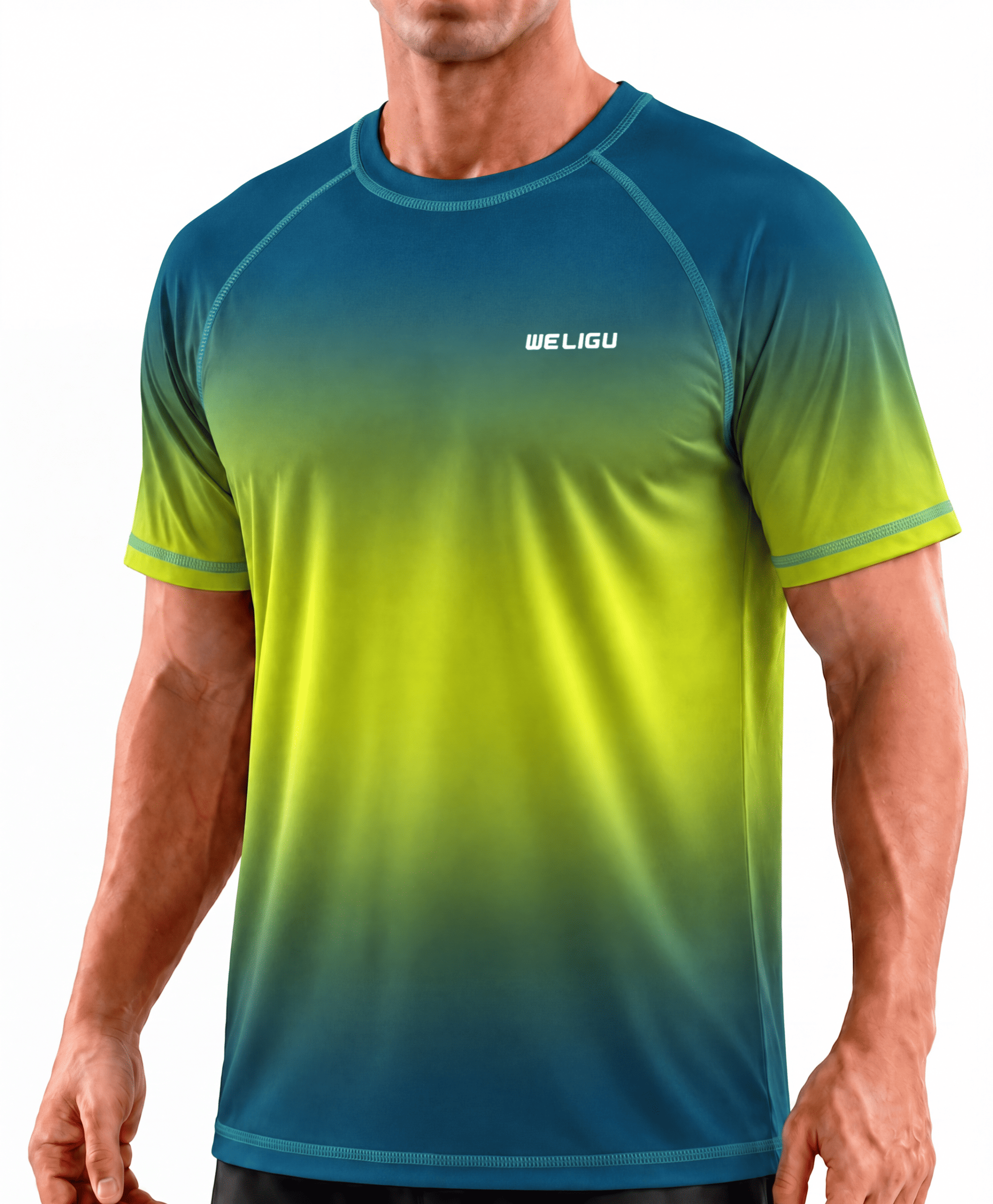 Ombre Neon Short Sleeve