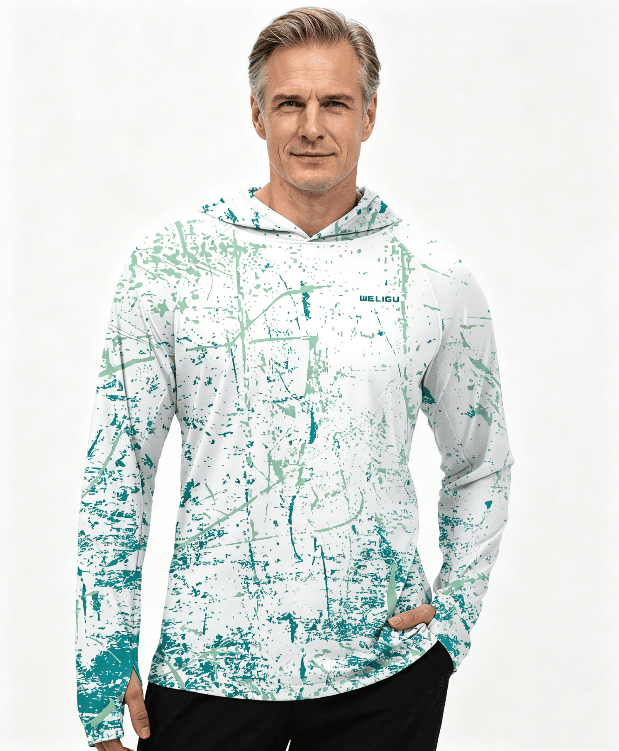 Sudadera Con Capucha Para Pescar Con Protección Solar UPF 50+ Para Hombre