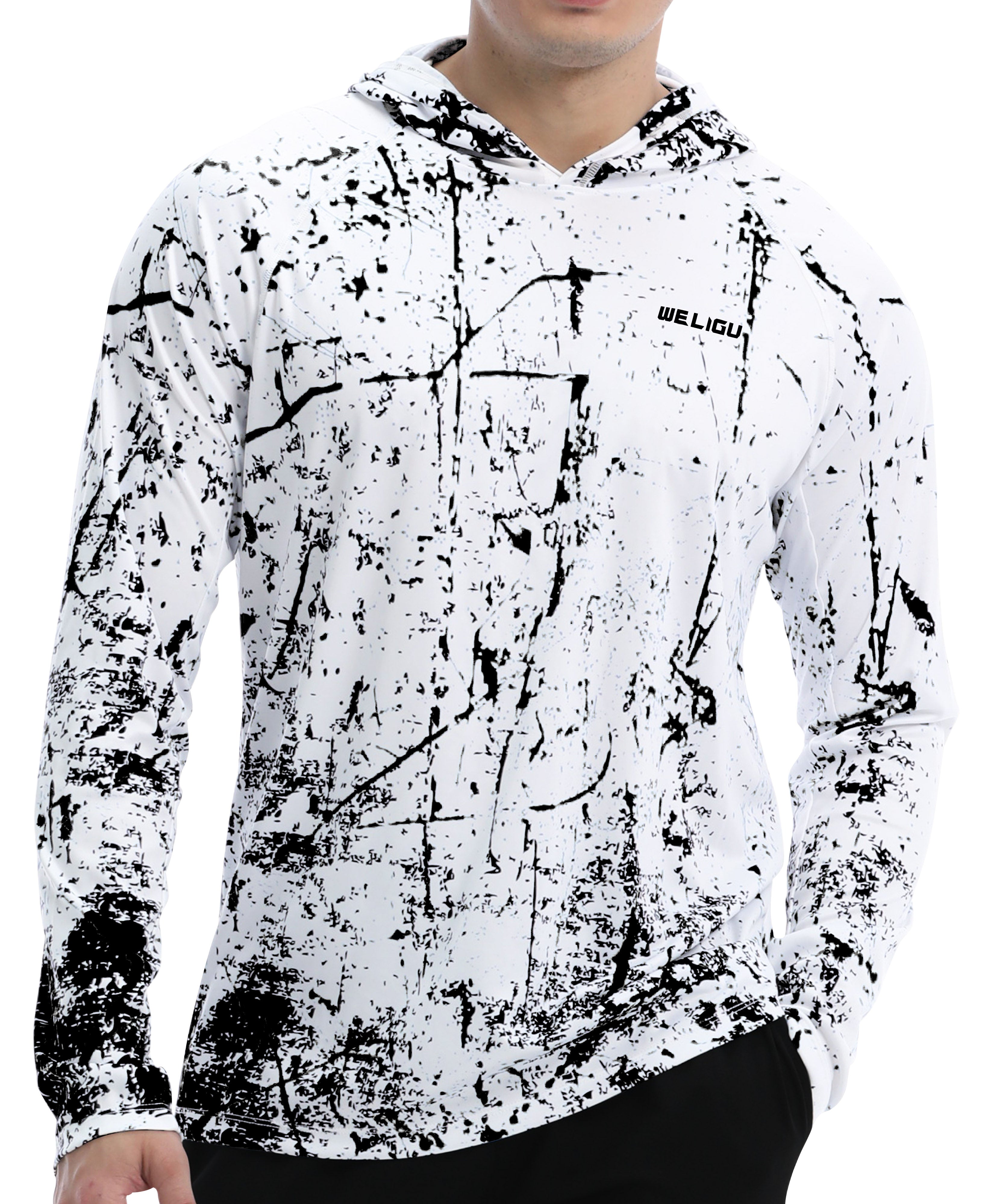 Abstract Camo Hoodie