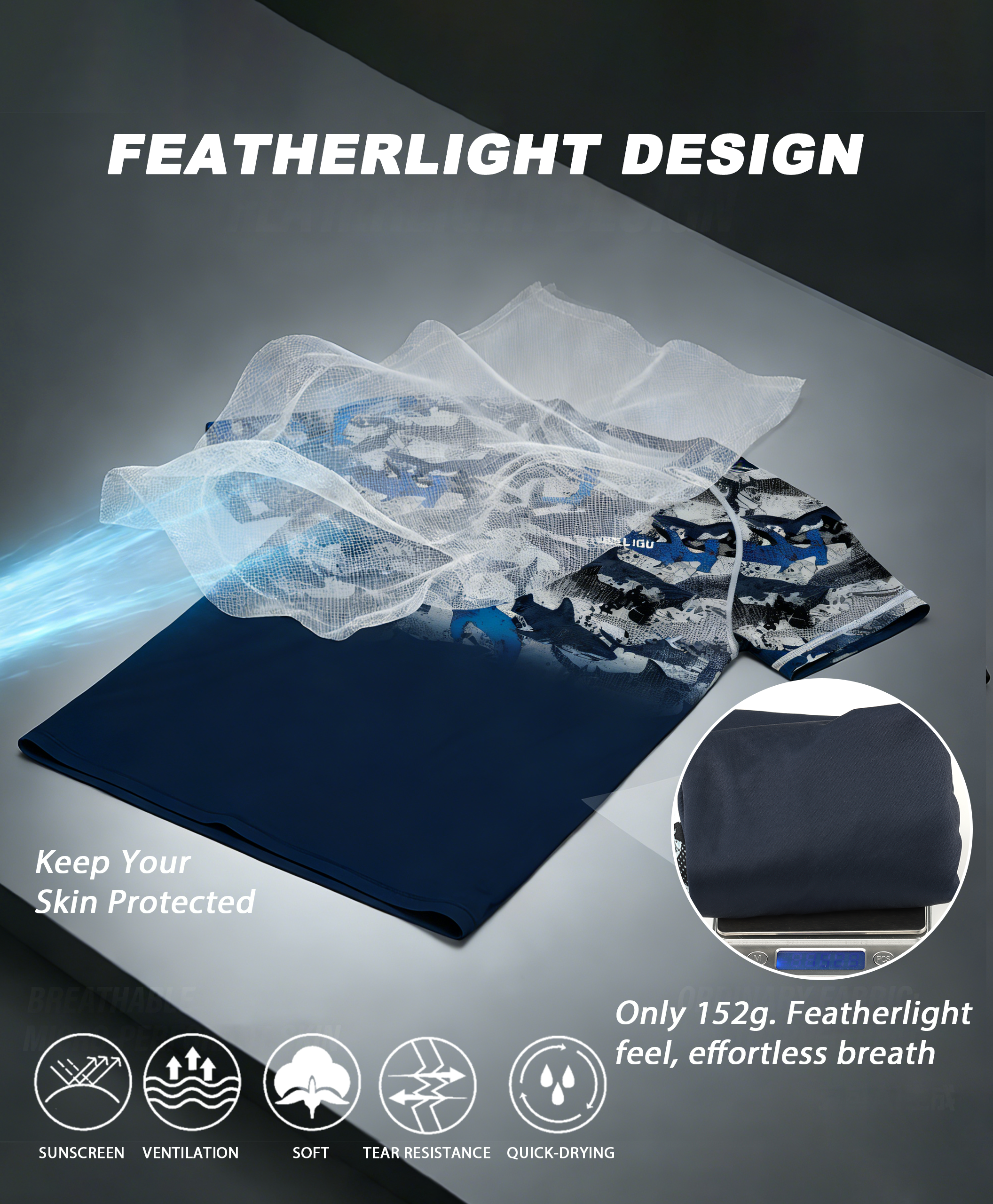 Fish Camo Short Sleeve