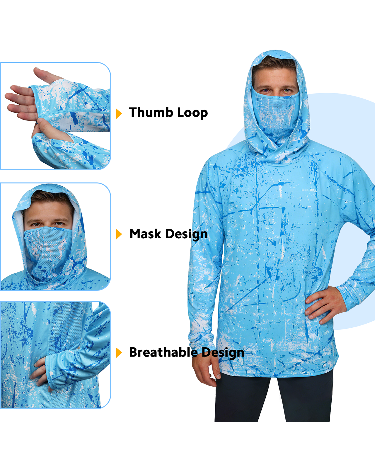 Hooded Shirt with Mask