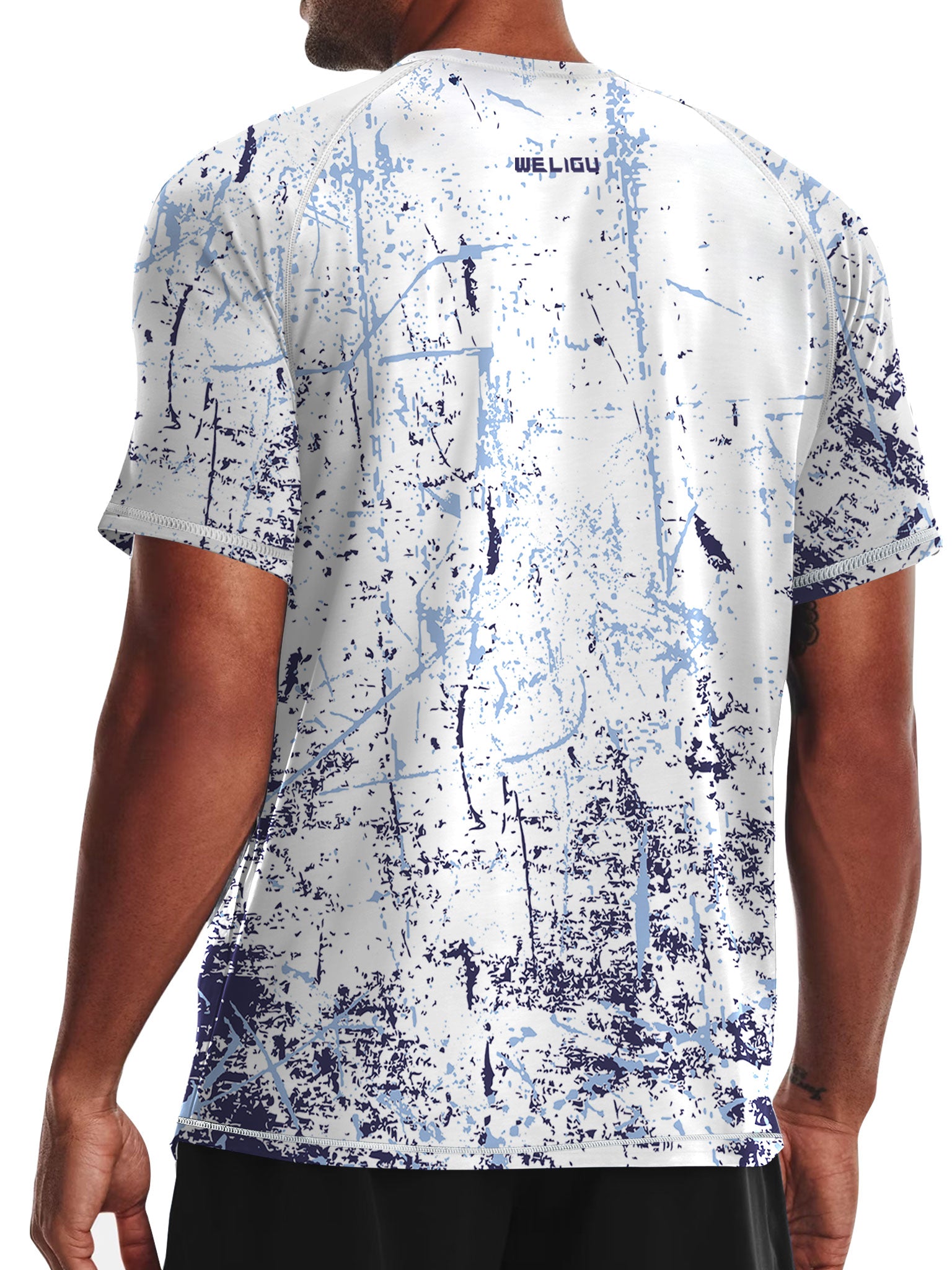 Abstract Camo Short Sleeve