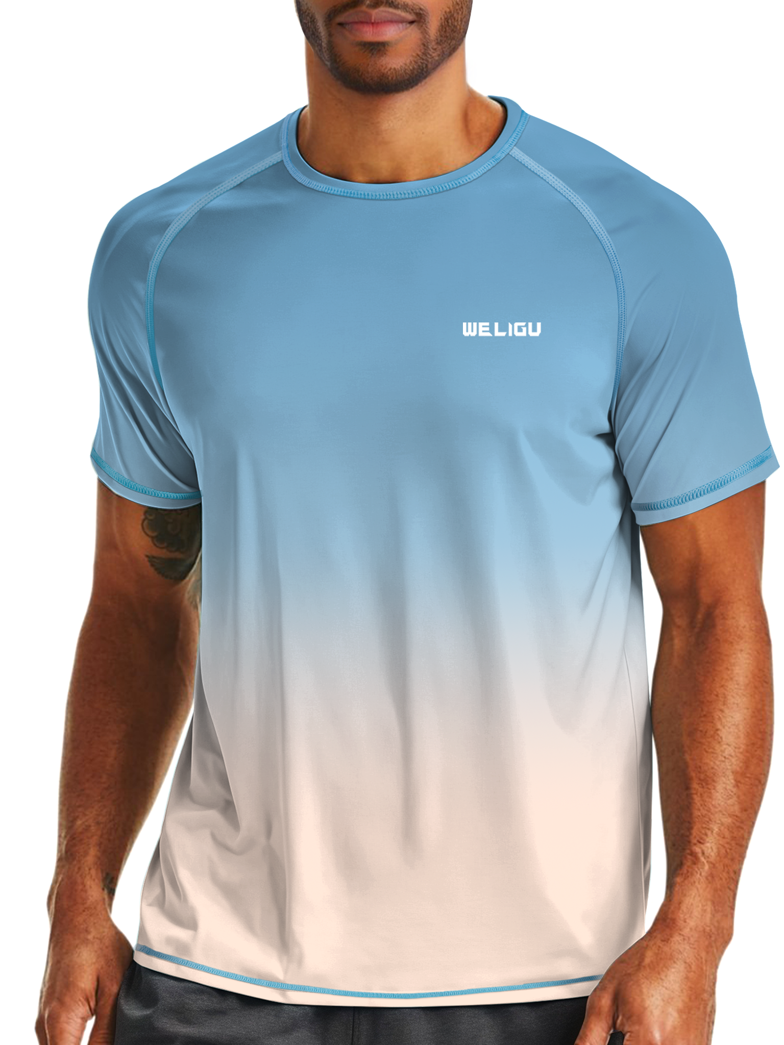 Apricot Gradient UPF 50+ Sunscreen T-Shirt