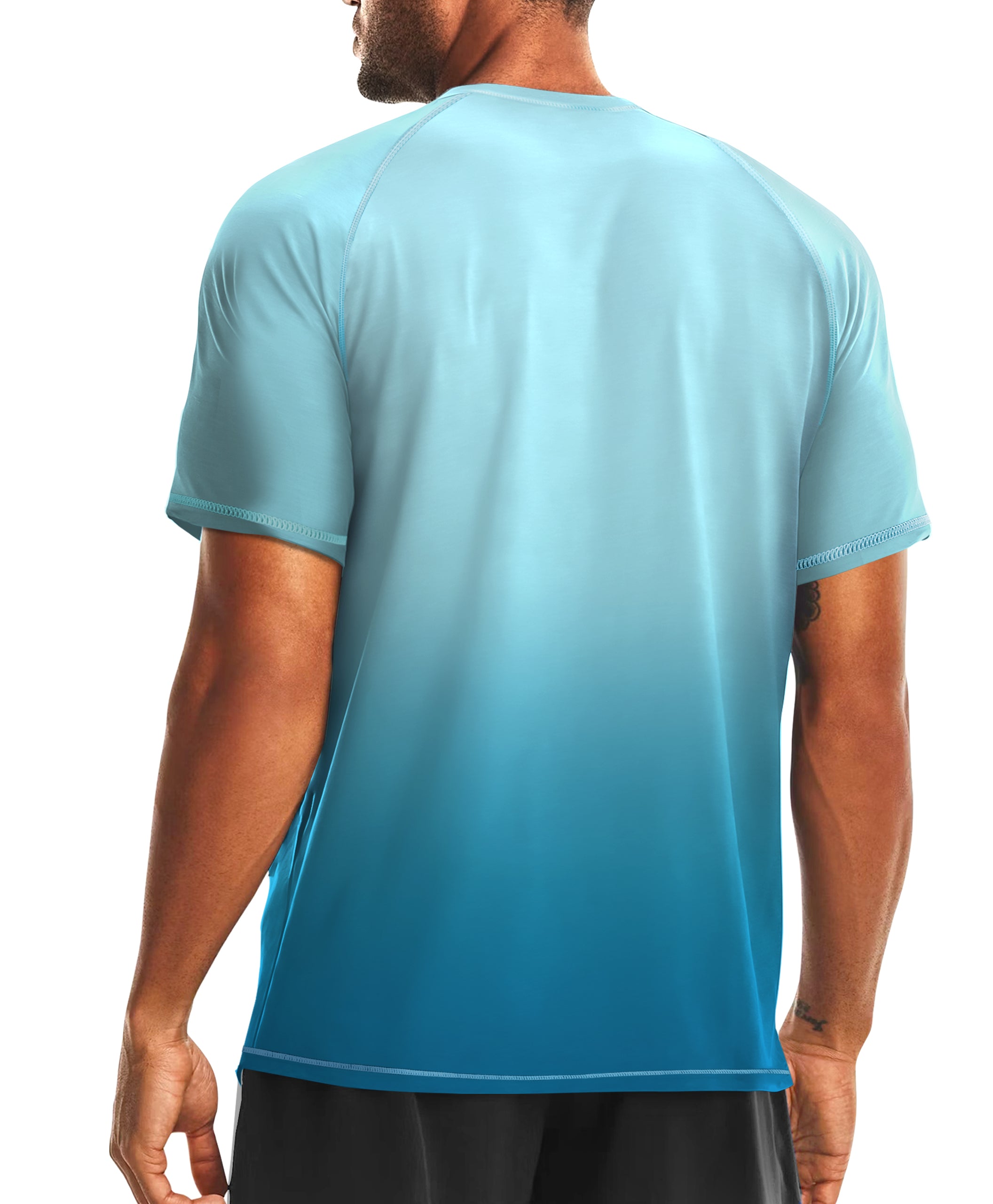 Green Gradient UPF 50+ Sunscreen T-Shirt