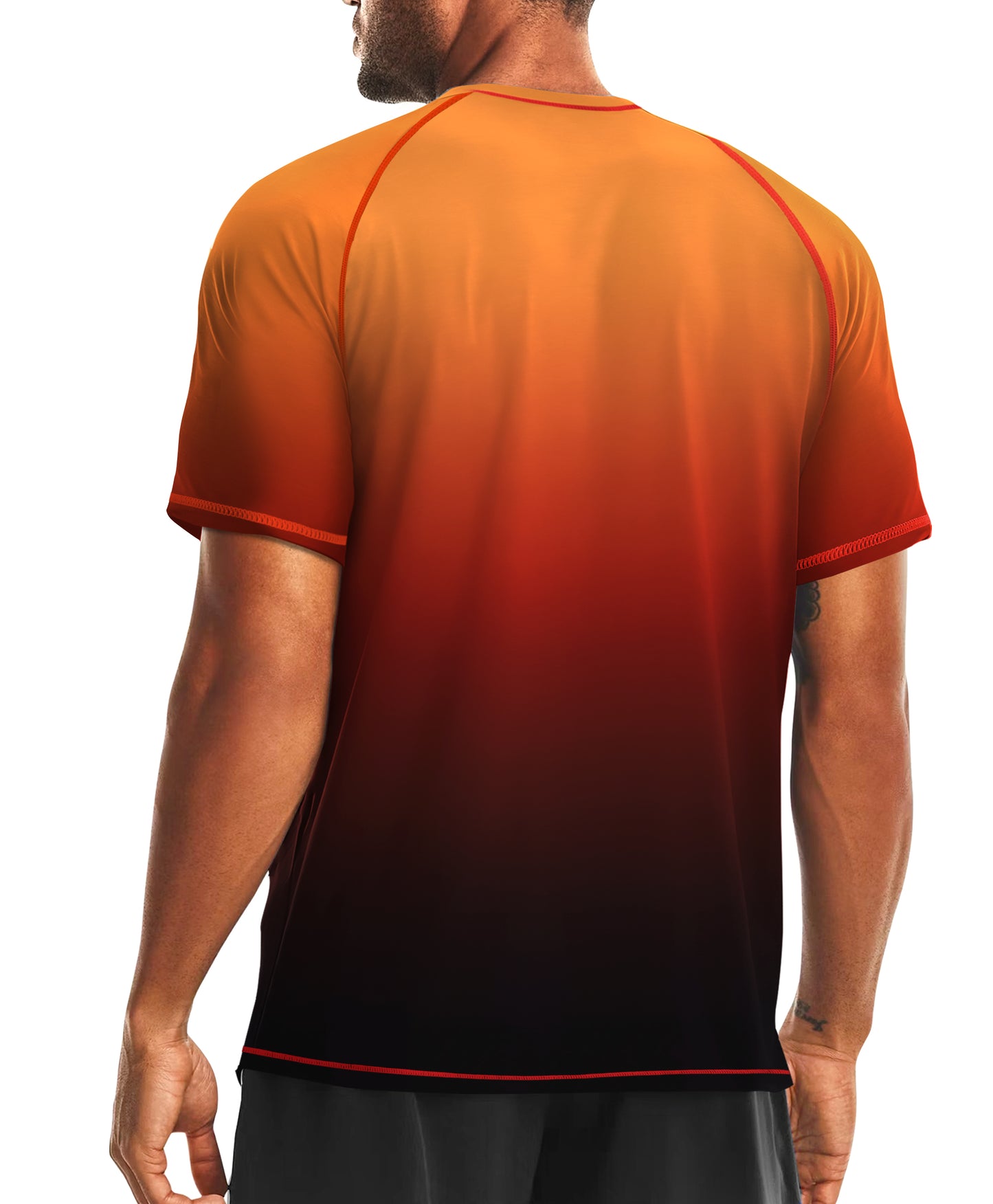 Orange Gradient UPF 50+ Sunscreen T-Shirt