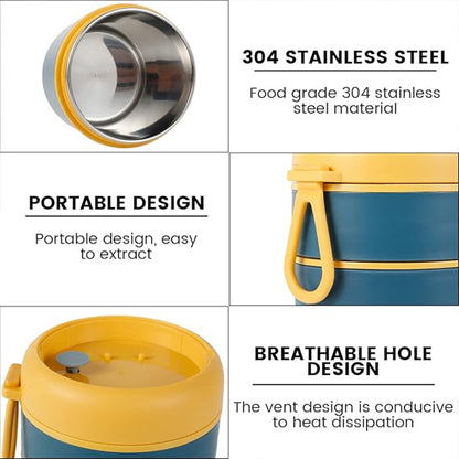 Portable Thermal Cooker Jar | 12H Heat Retention for Office & Gym | BPA-Free & Leakproof