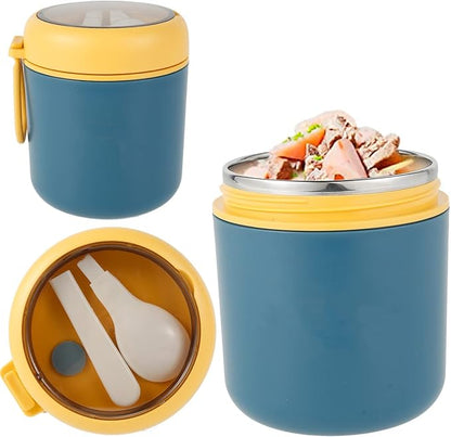 Portable Thermal Cooker Jar | 12H Heat Retention for Office & Gym | BPA-Free & Leakproof