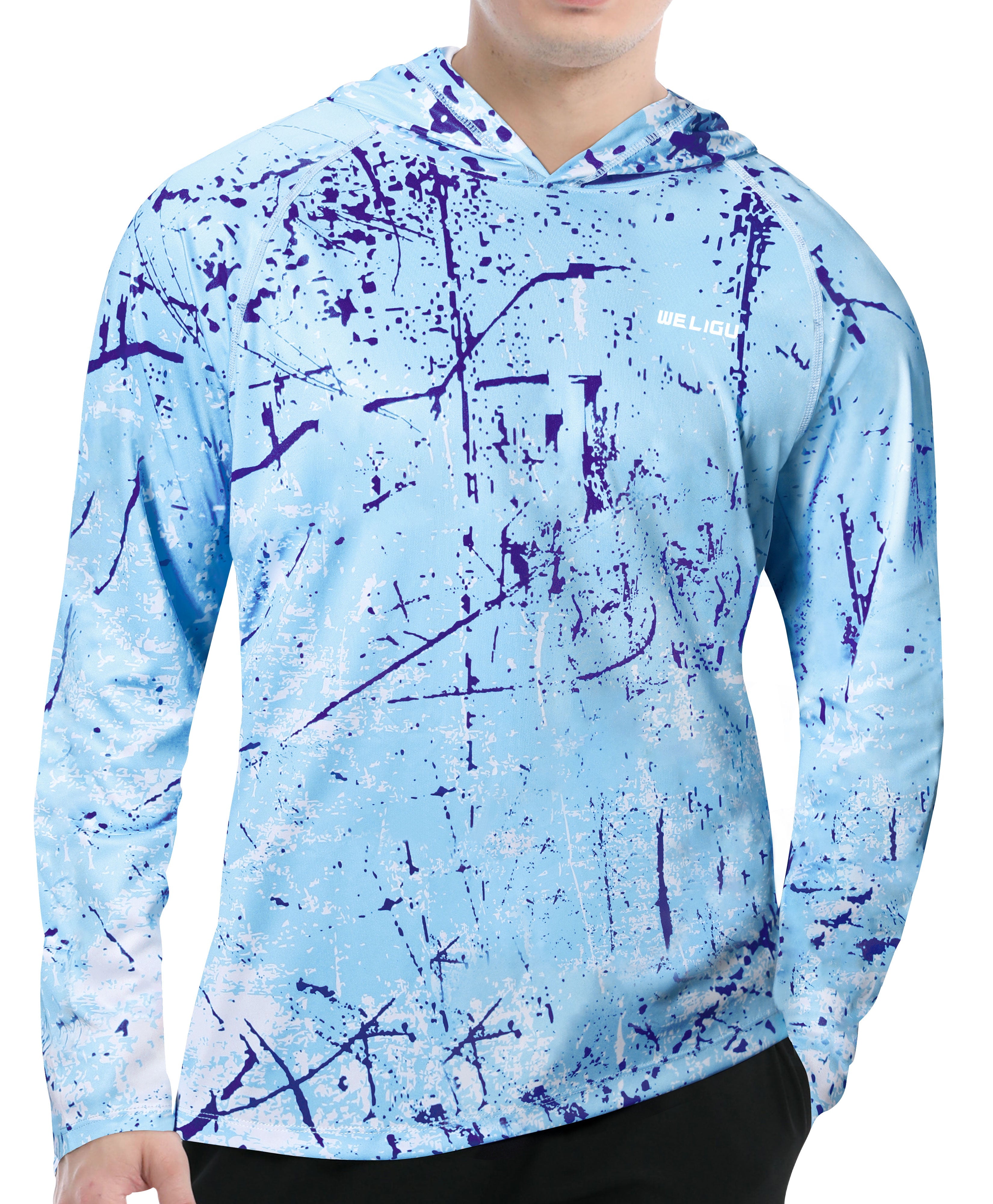 Abstract Camo Hoodie