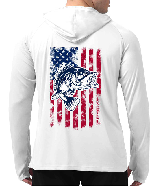 White Design UPF 50+ Sunscreen Hoodie