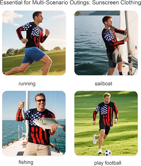 Black-Flag Design UPF 50+ Sunscreen Shirt