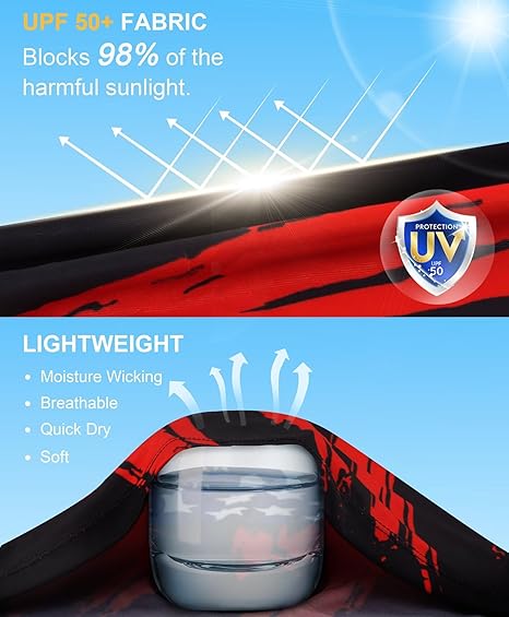 Black-Flag Design UPF 50+ Sunscreen Shirt