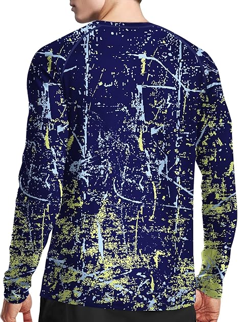 Purple Splash-Ink UPF 50+ Sunscreen Shirt