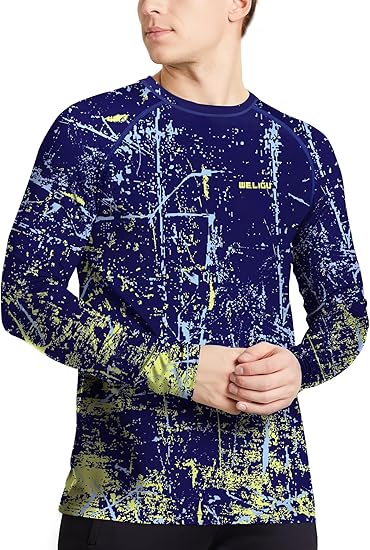 Purple Splash-Ink UPF 50+ Sunscreen Shirt